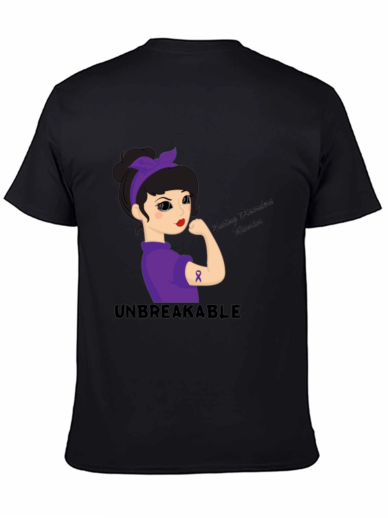 Unbreakable Eating Disorders Warrior Graphic Tee