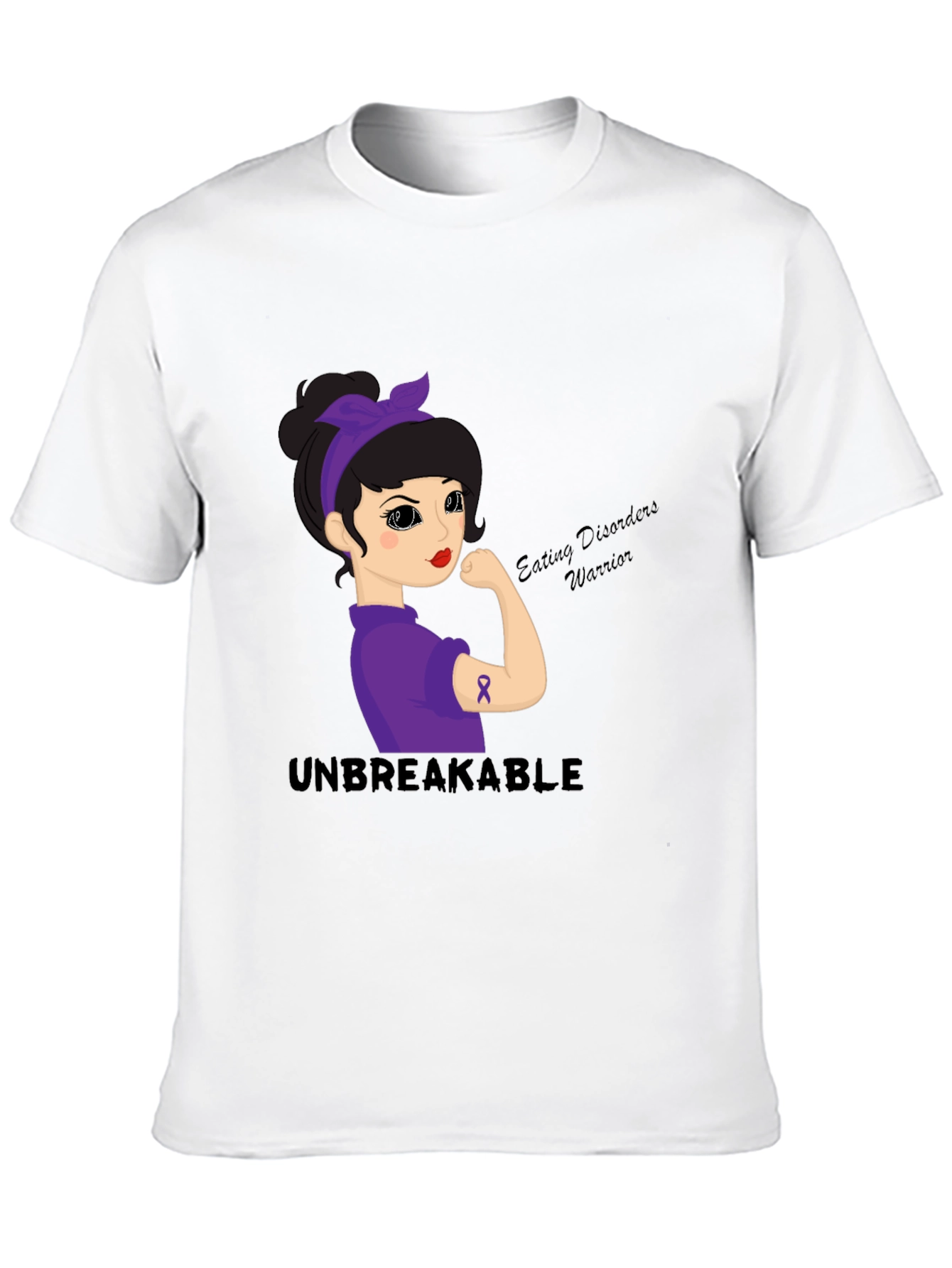 Unbreakable Eating Disorders Warrior Graphic Tee