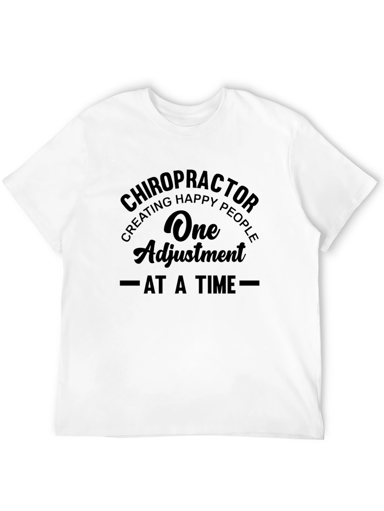 Chiropractor Adjustment Black T-Shirt