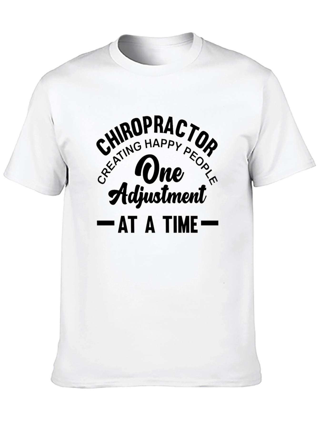 Chiropractor Adjustment Black T-Shirt