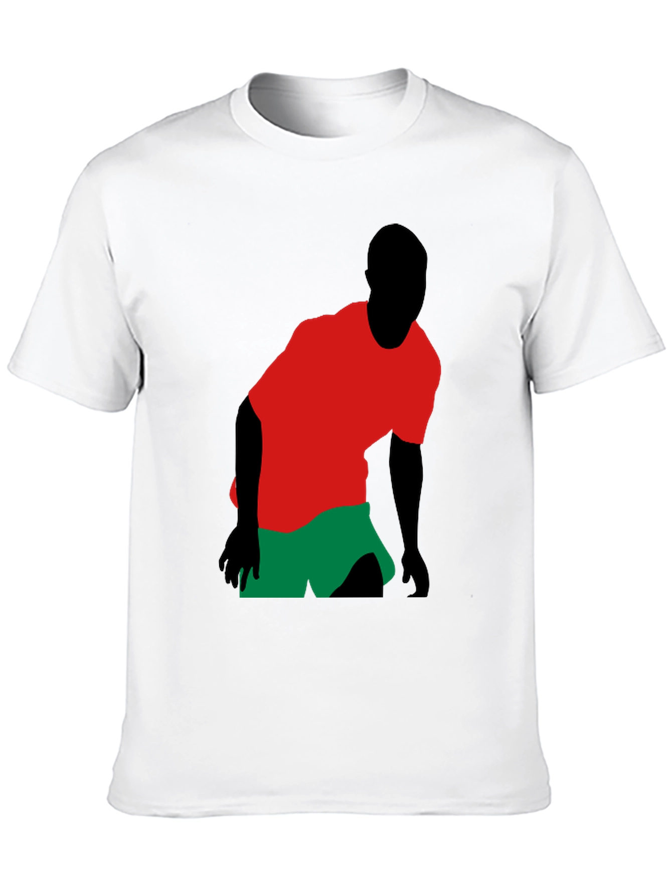 Statement Black T-Shirt with Graphic Design