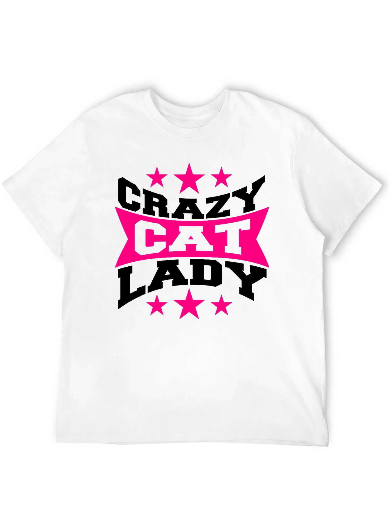Crazy Cat Lady T-Shirt - Novelty Graphic Tee