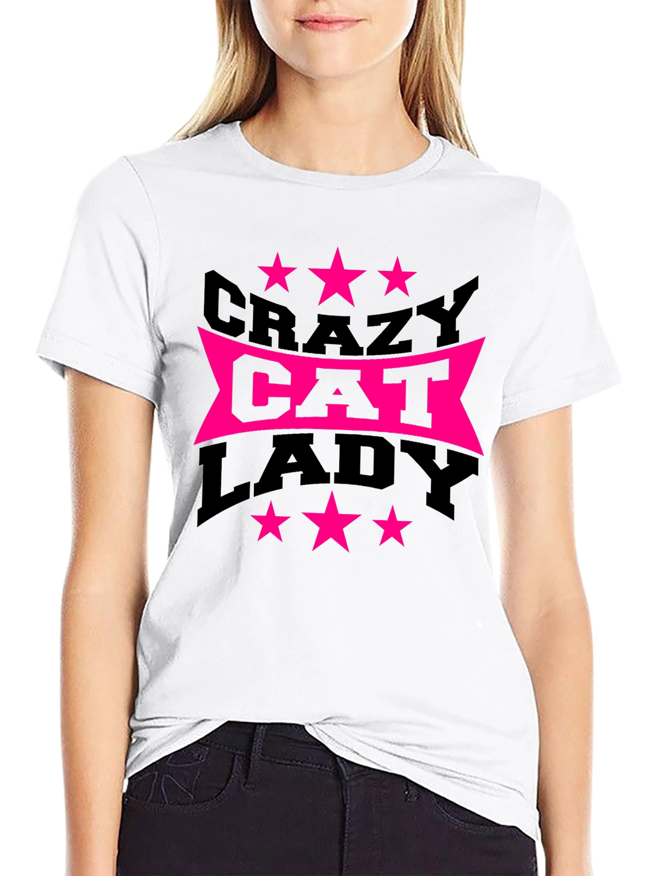 Crazy Cat Lady T-Shirt - Novelty Graphic Tee