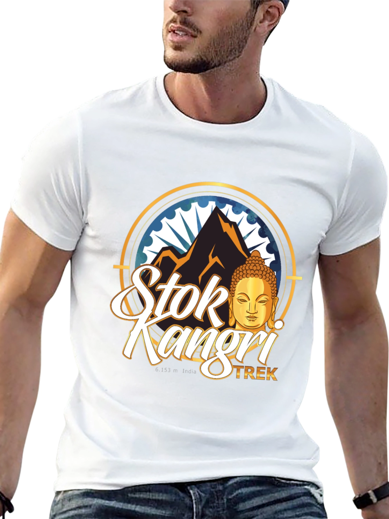 Stok Kangri Trek Black T-Shirt