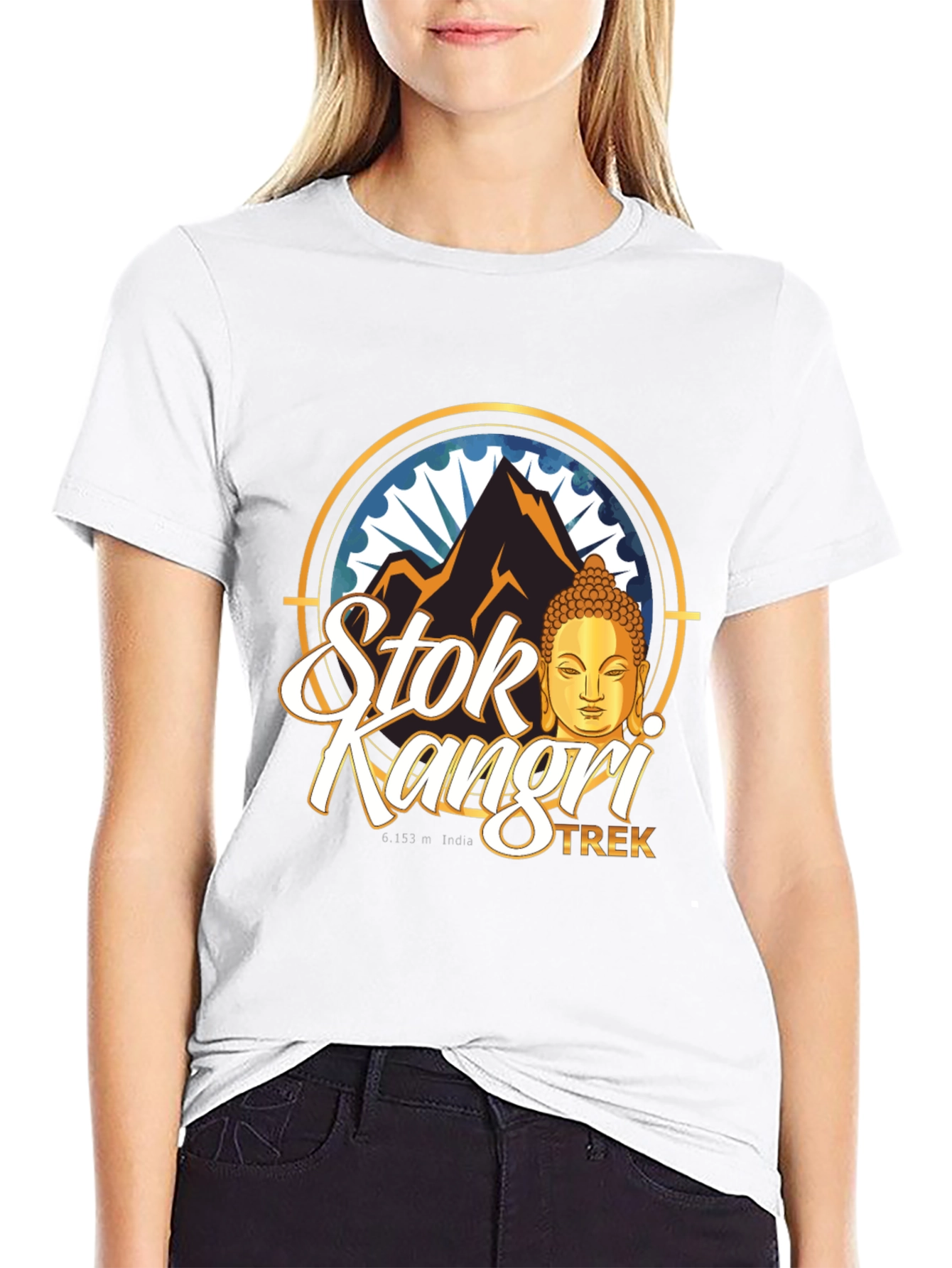 Stok Kangri Trek Black T-Shirt