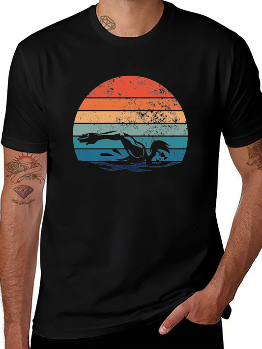 Vintage Swimmer Graphic Tee
