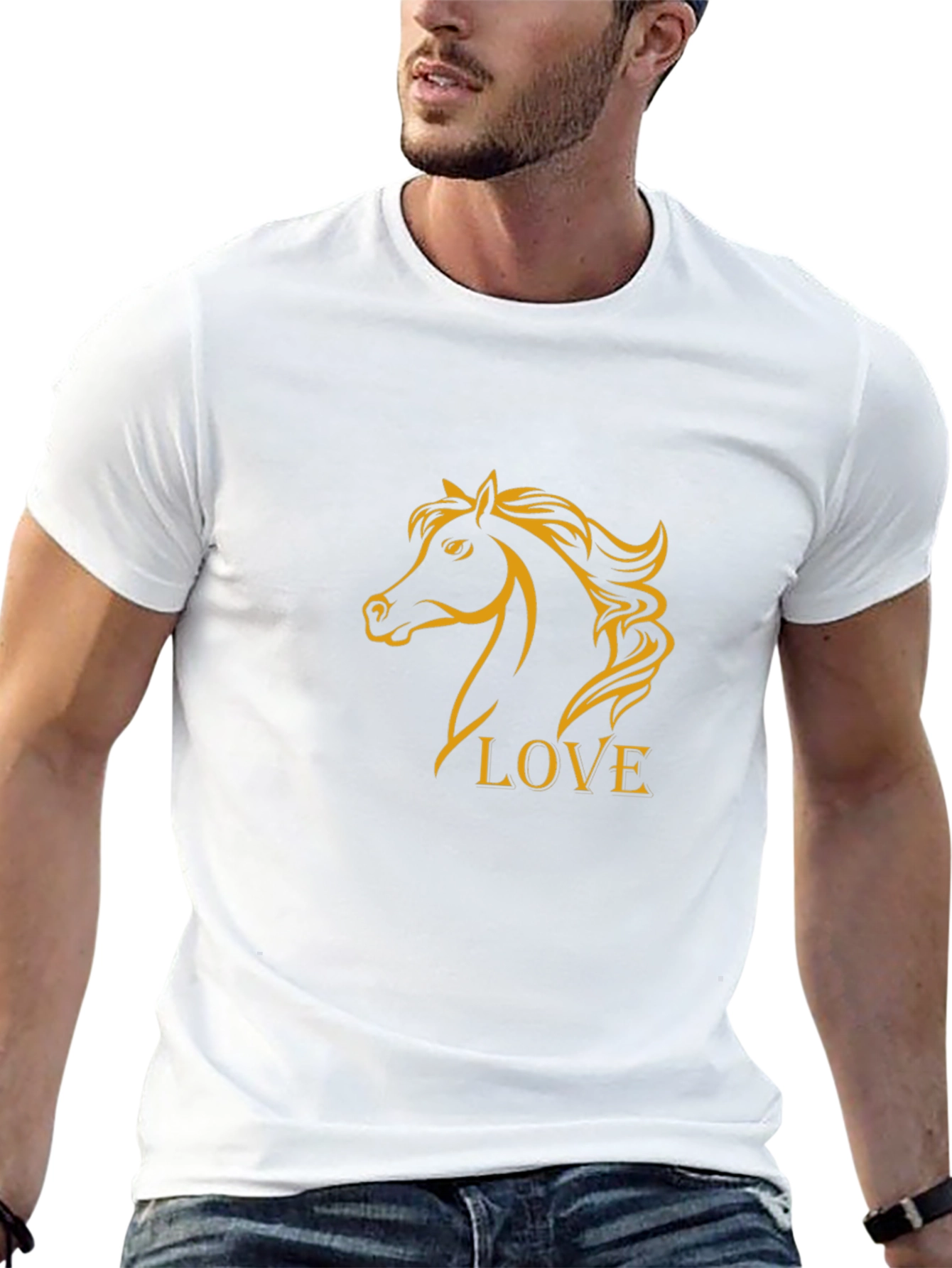 Horse Lovers Black T-Shirt