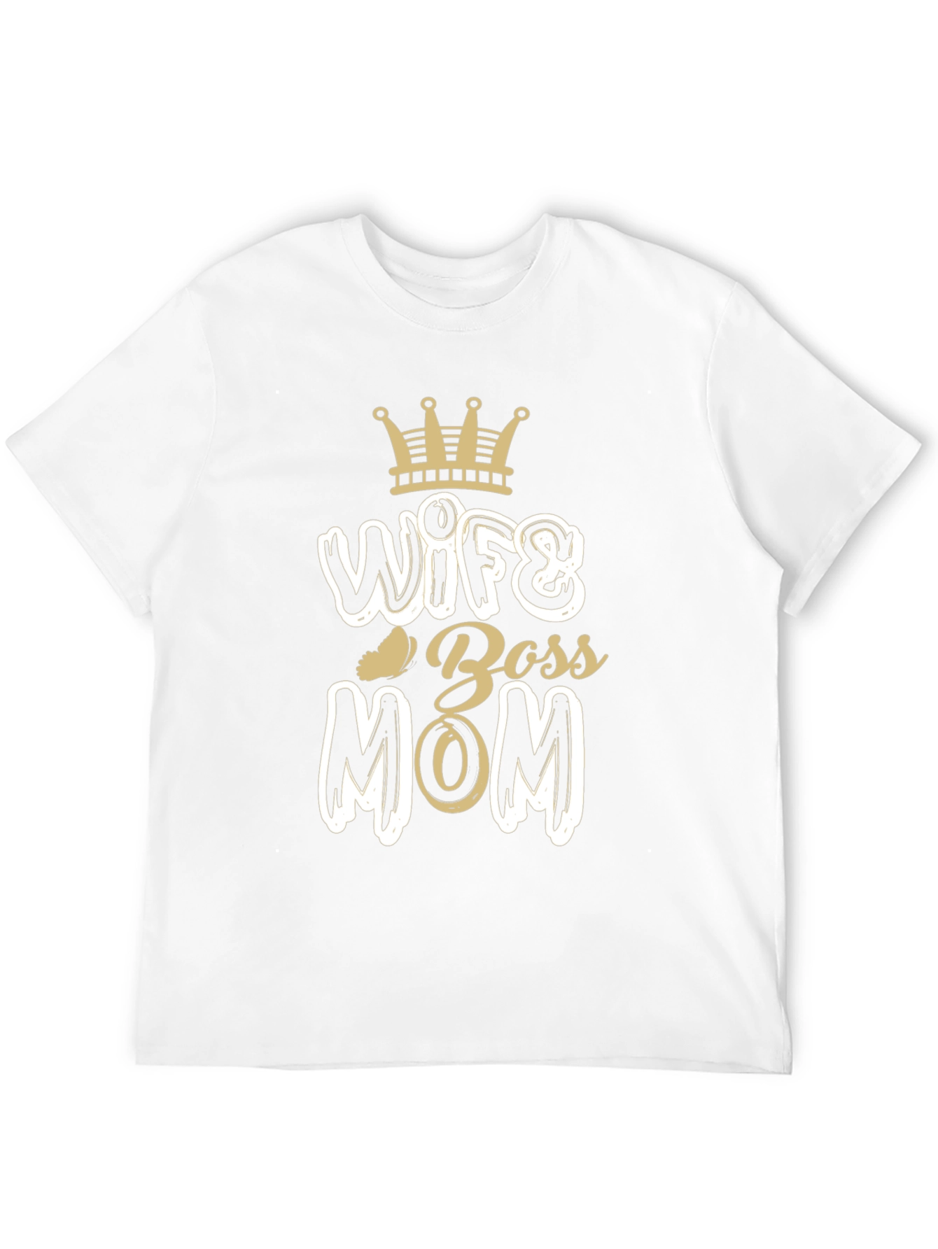 Wife Boss Mom Graphic Tee - Trendy Comfort