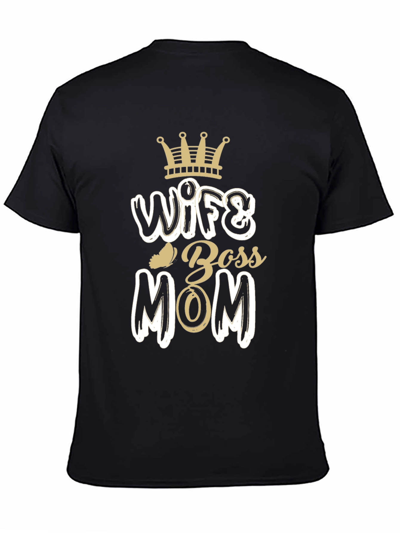 Wife Boss Mom Graphic Tee - Trendy Comfort