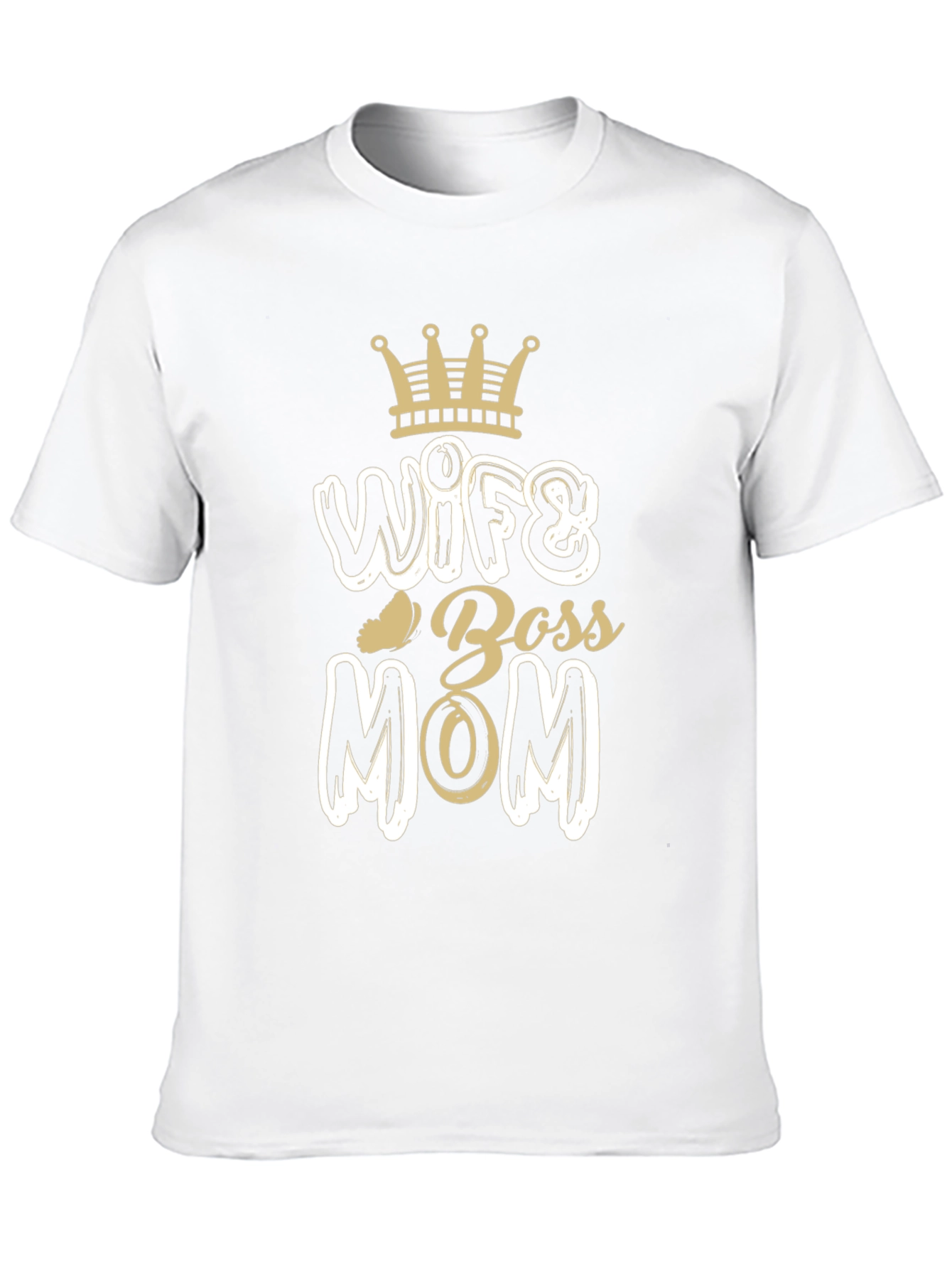 Wife Boss Mom Graphic Tee - Trendy Comfort