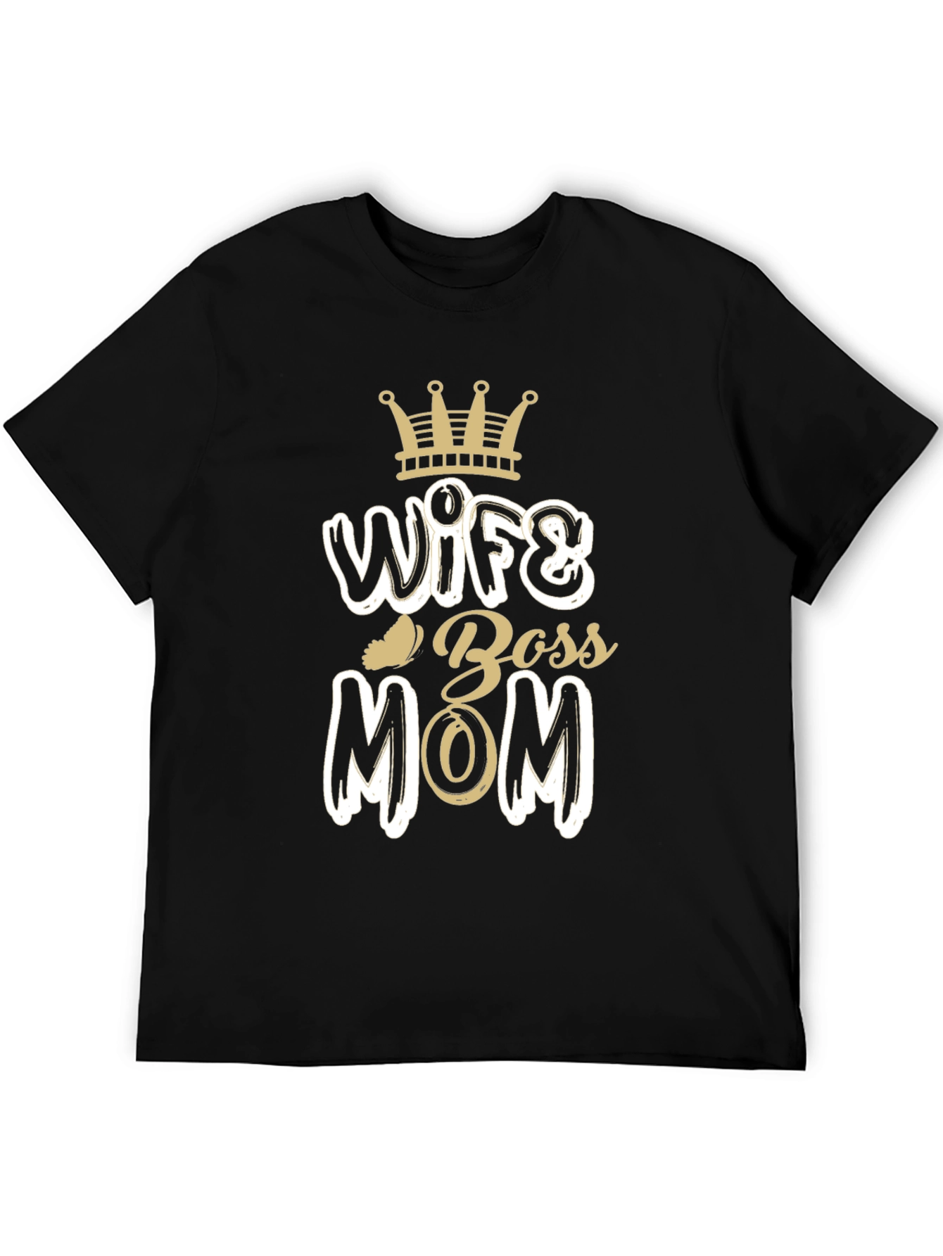 Wife Boss Mom Graphic Tee - Trendy Comfort
