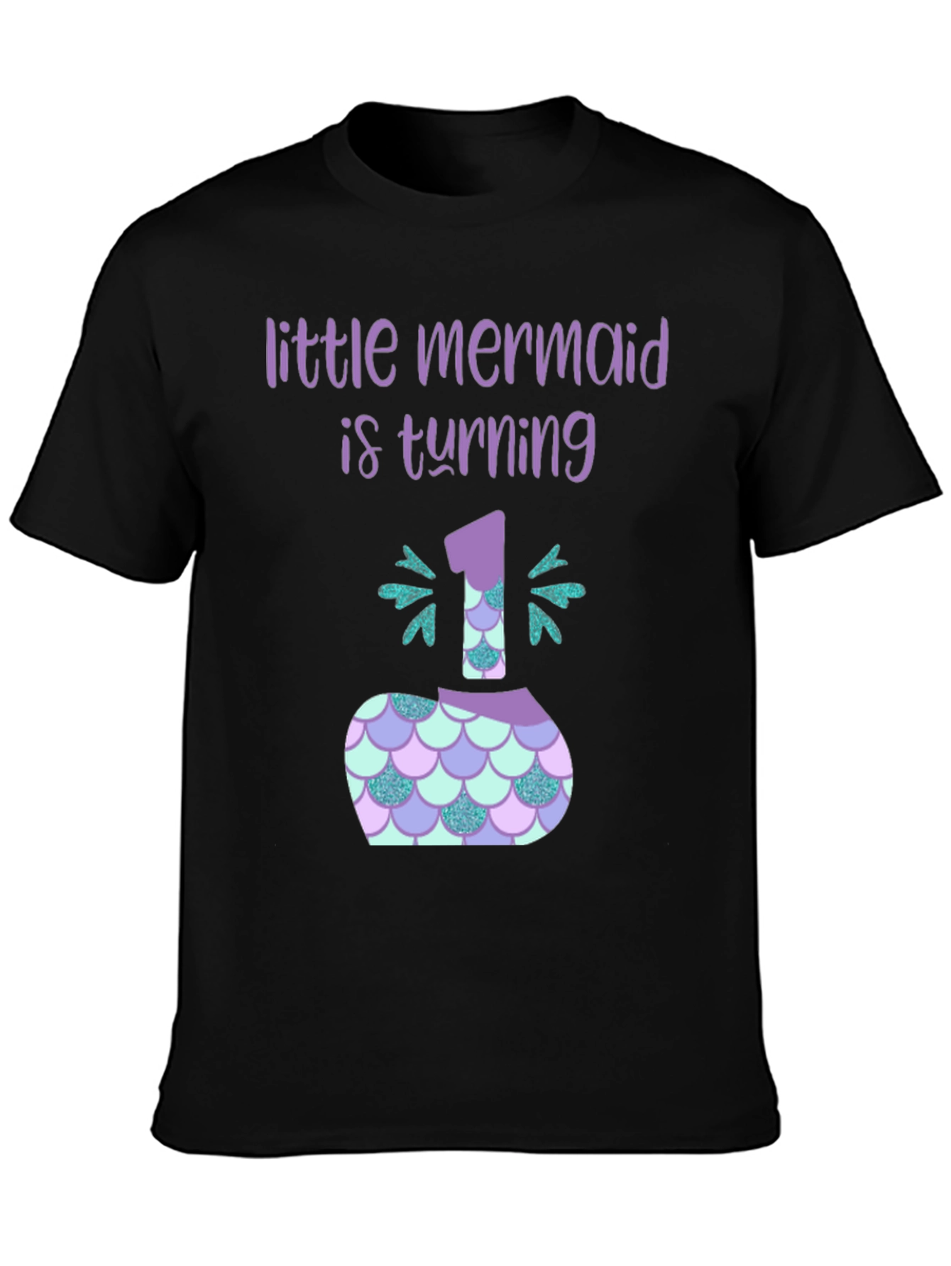 Little Mermaid 1st Birthday T-Shirt