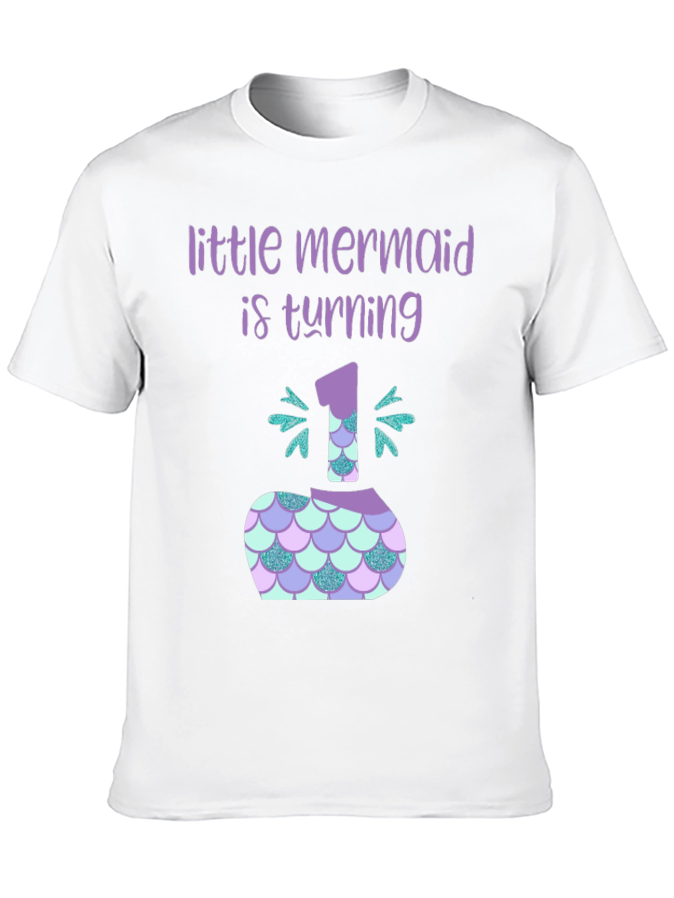 Little Mermaid 1st Birthday T-Shirt