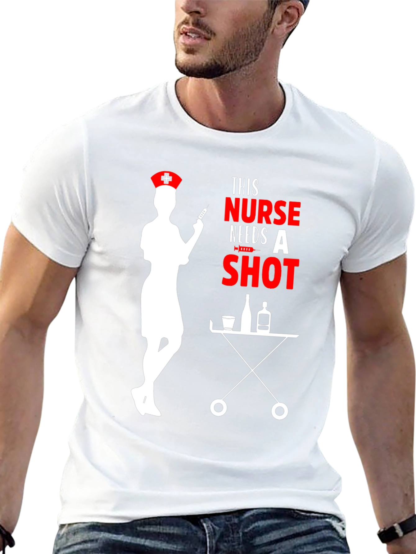Nurse Needs A Shot Graphic T-Shirt