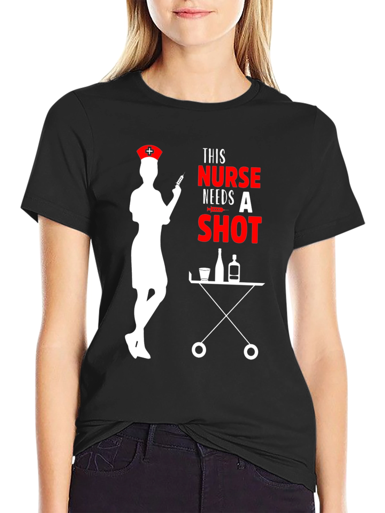 Nurse Needs A Shot Graphic T-Shirt