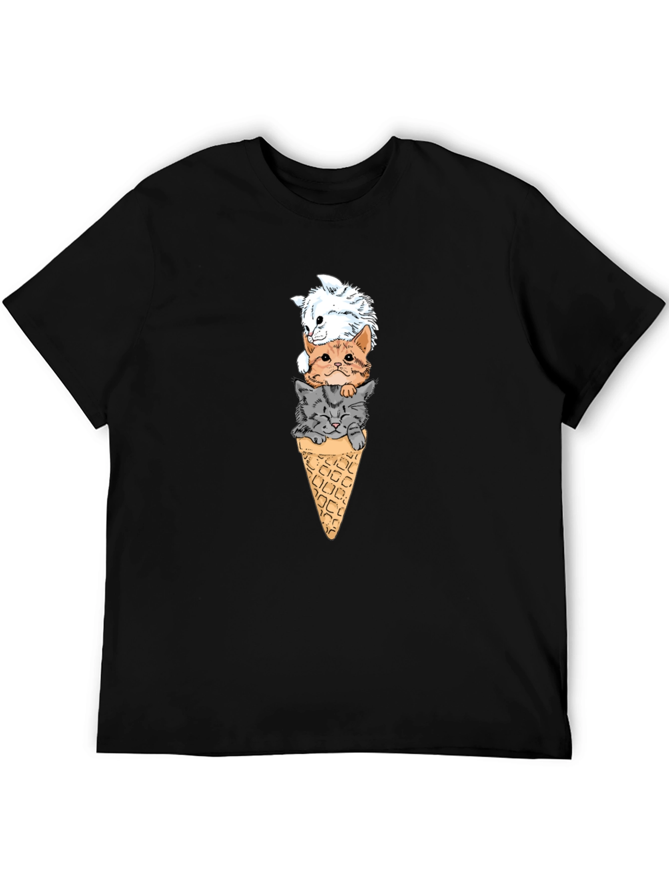 Cat Ice Cream Cone T-Shirt