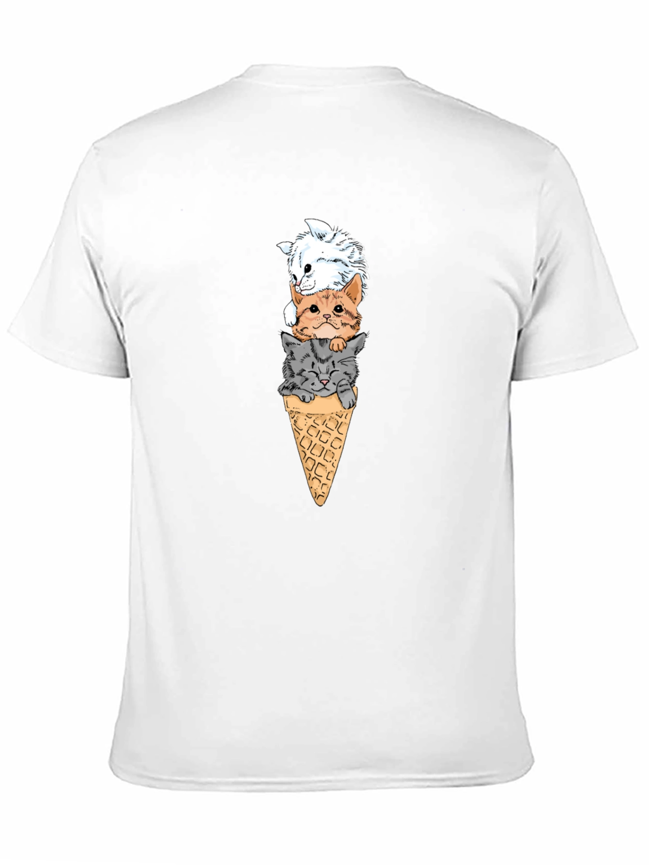 Cat Ice Cream Cone T-Shirt