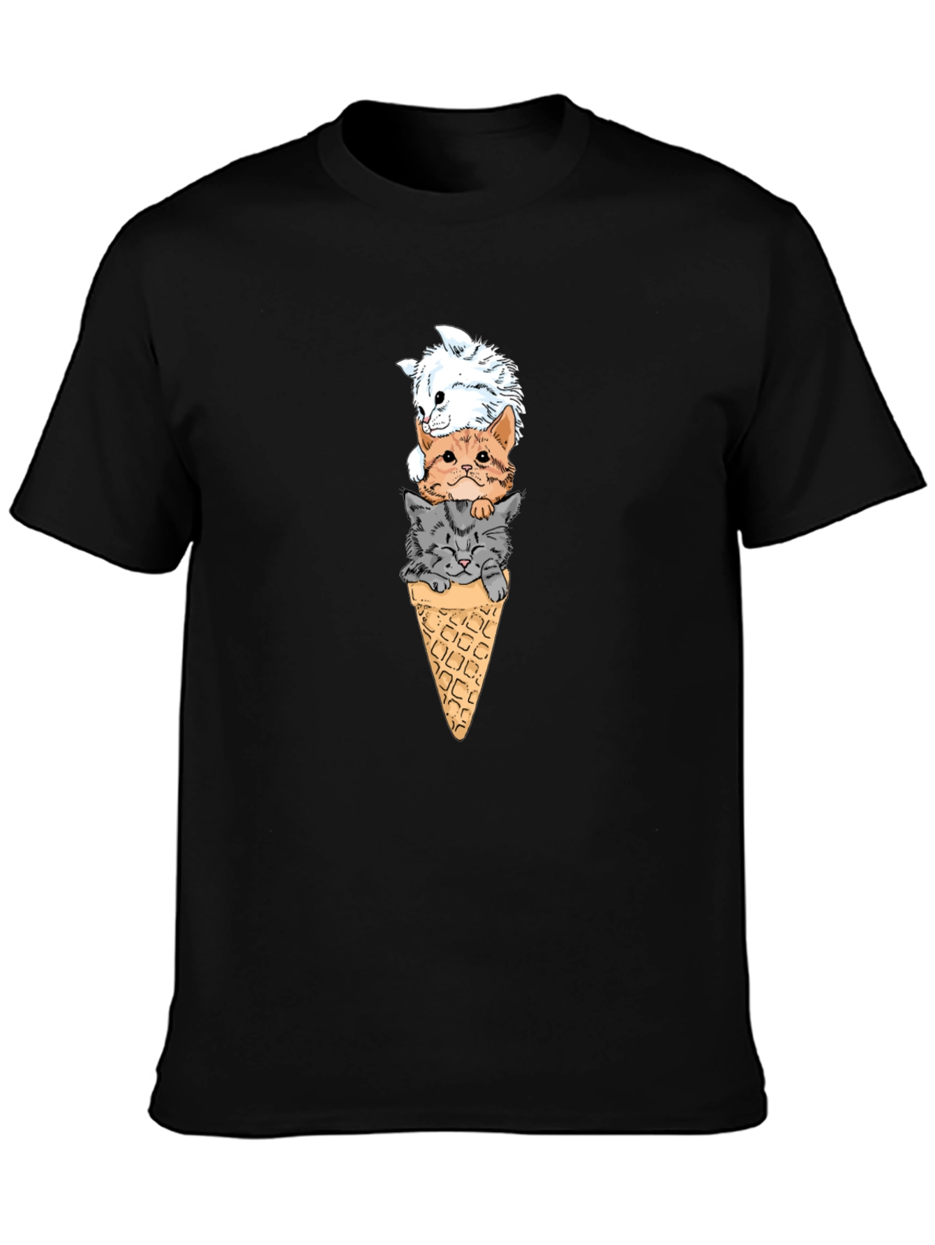 Cat Ice Cream Cone T-Shirt