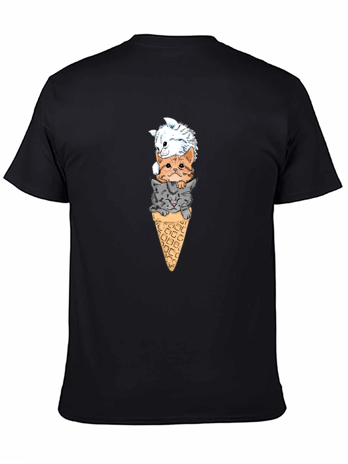 Cat Ice Cream Cone T-Shirt
