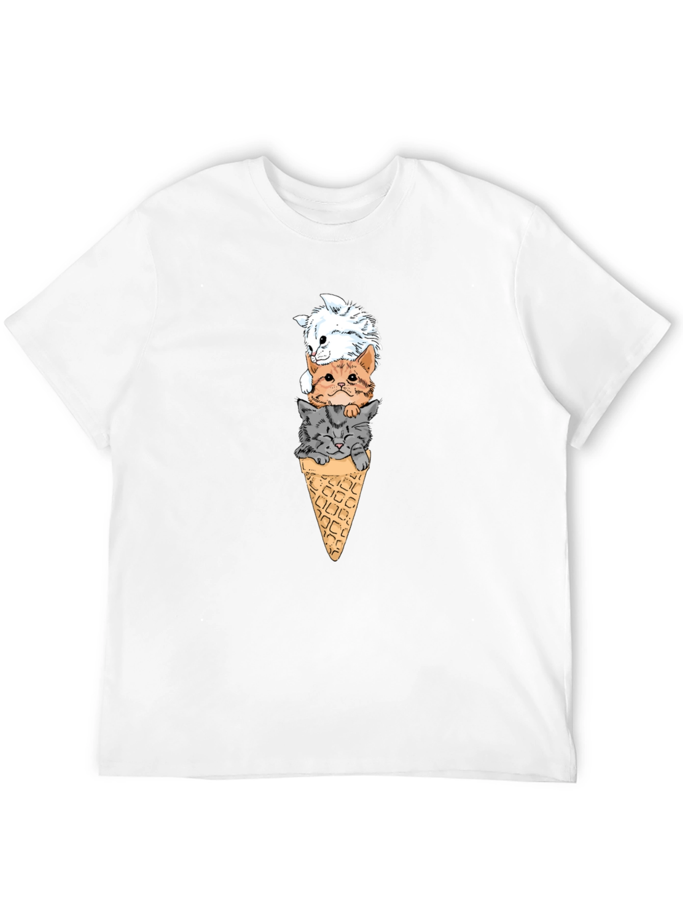 Cat Ice Cream Cone T-Shirt
