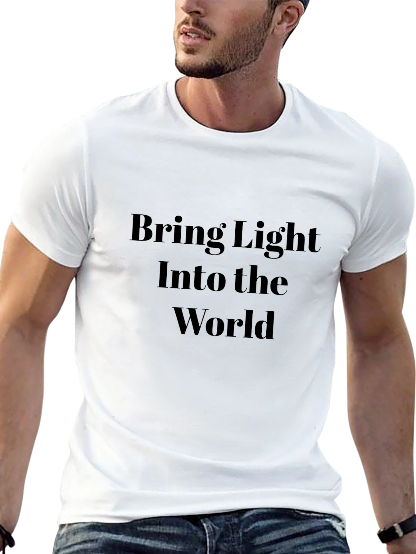 Bring Light Into the World Black T-Shirt