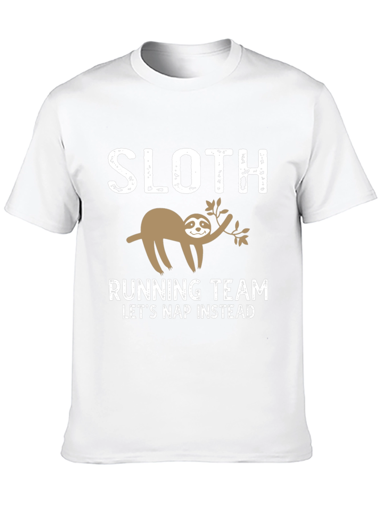 Sloth Running Team Black Graphic T-Shirt