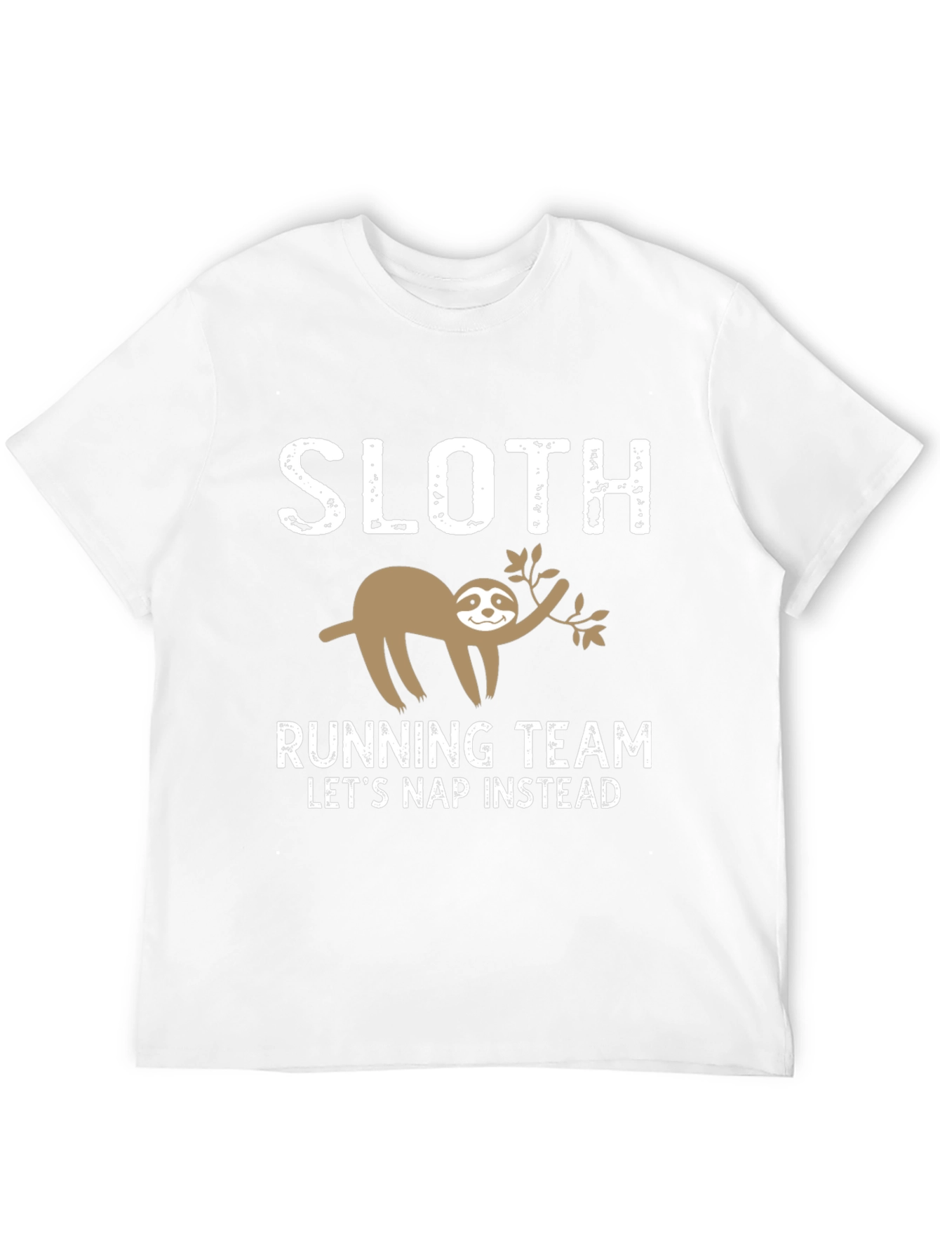 Sloth Running Team Black Graphic T-Shirt