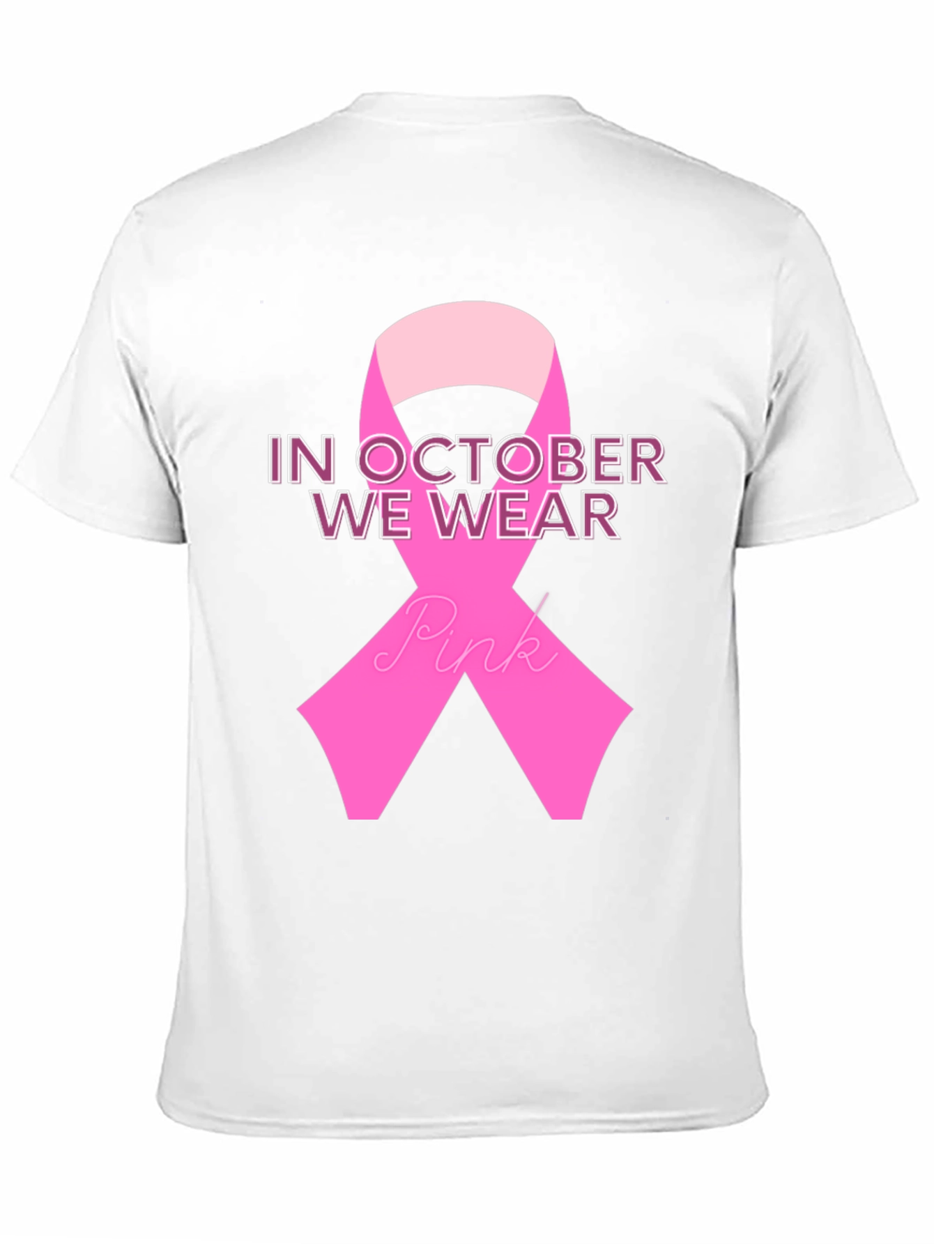 October Breast Cancer Awareness Ribbon T-Shirt
