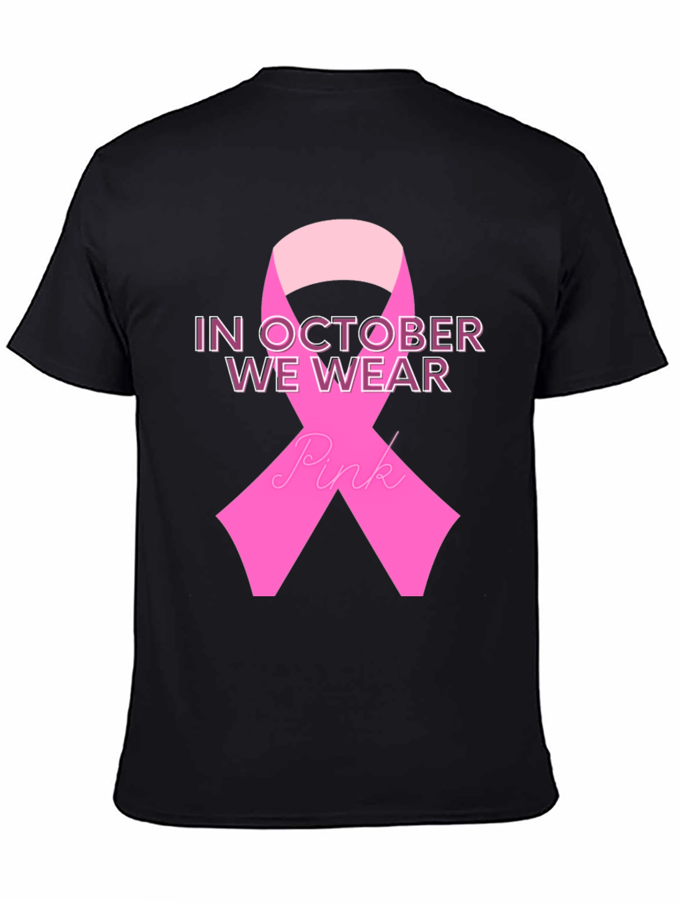 October Breast Cancer Awareness Ribbon T-Shirt