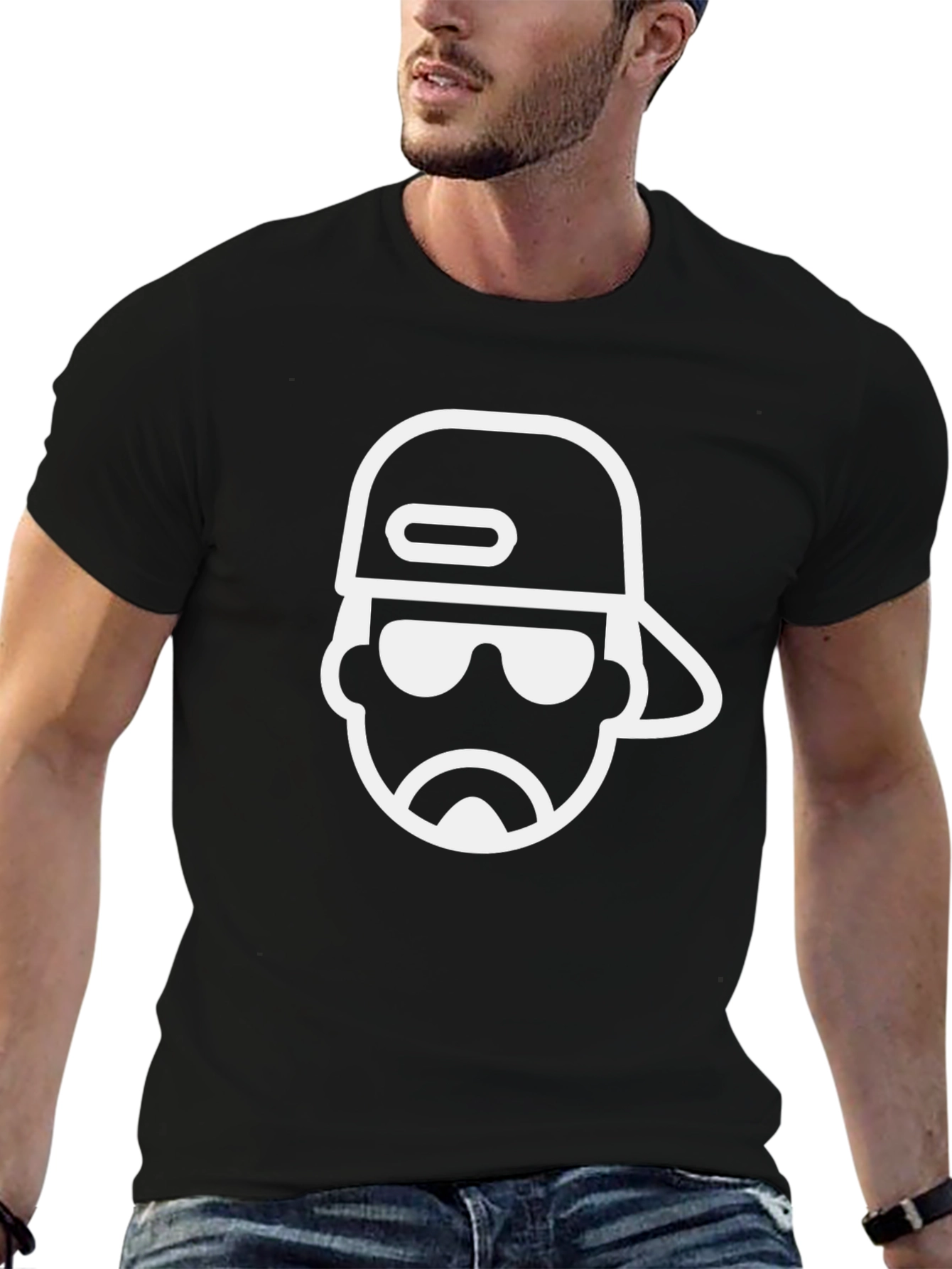 Cool Dude Graphic T-Shirt - Black Cotton Tee