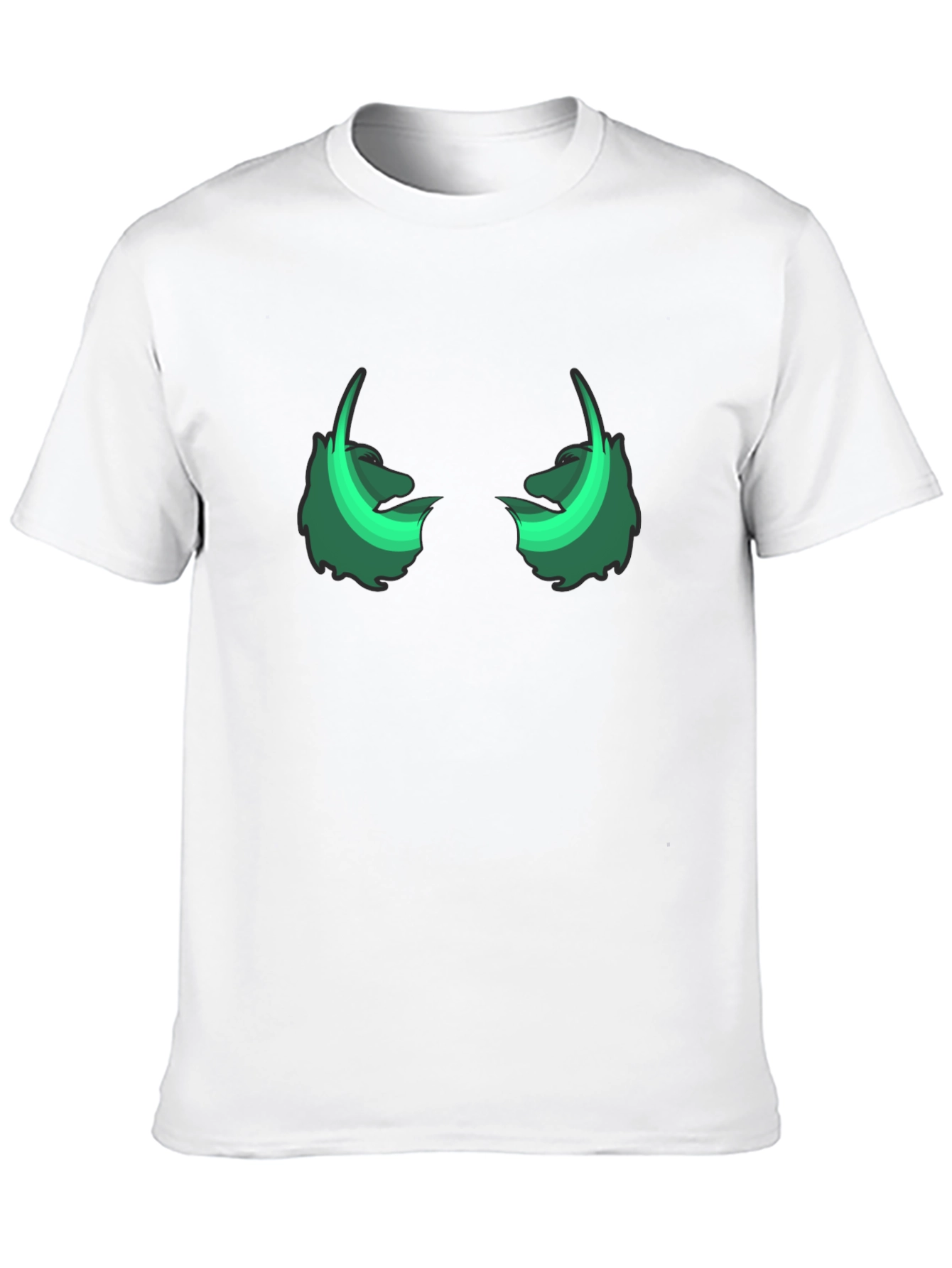 Glow-in-the-Dark Monster Eyes Black T-Shirt