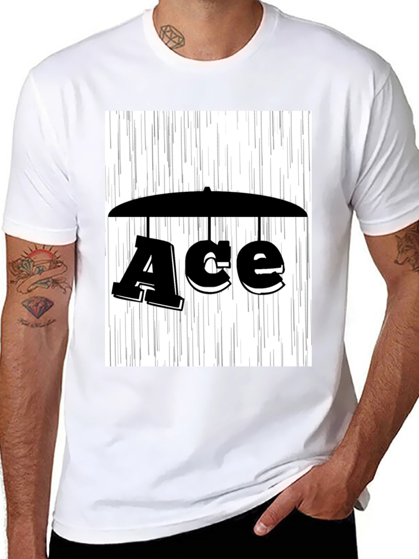 Ace Umbrella T-Shirt - Stylish Graphic Tee