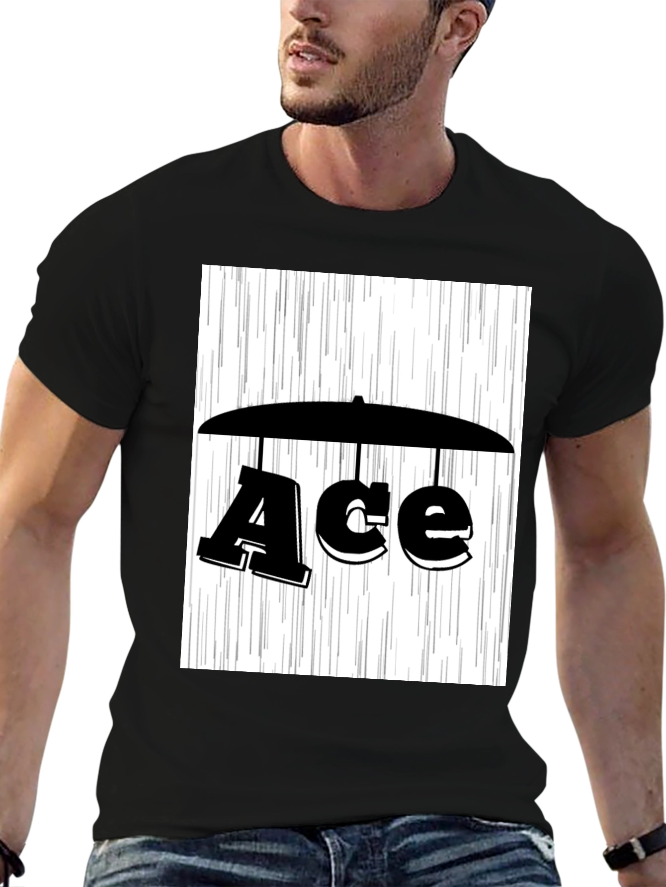Ace Umbrella T-Shirt - Stylish Graphic Tee