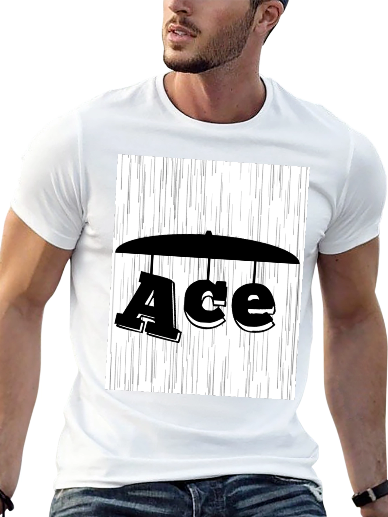 Ace Umbrella T-Shirt - Stylish Graphic Tee