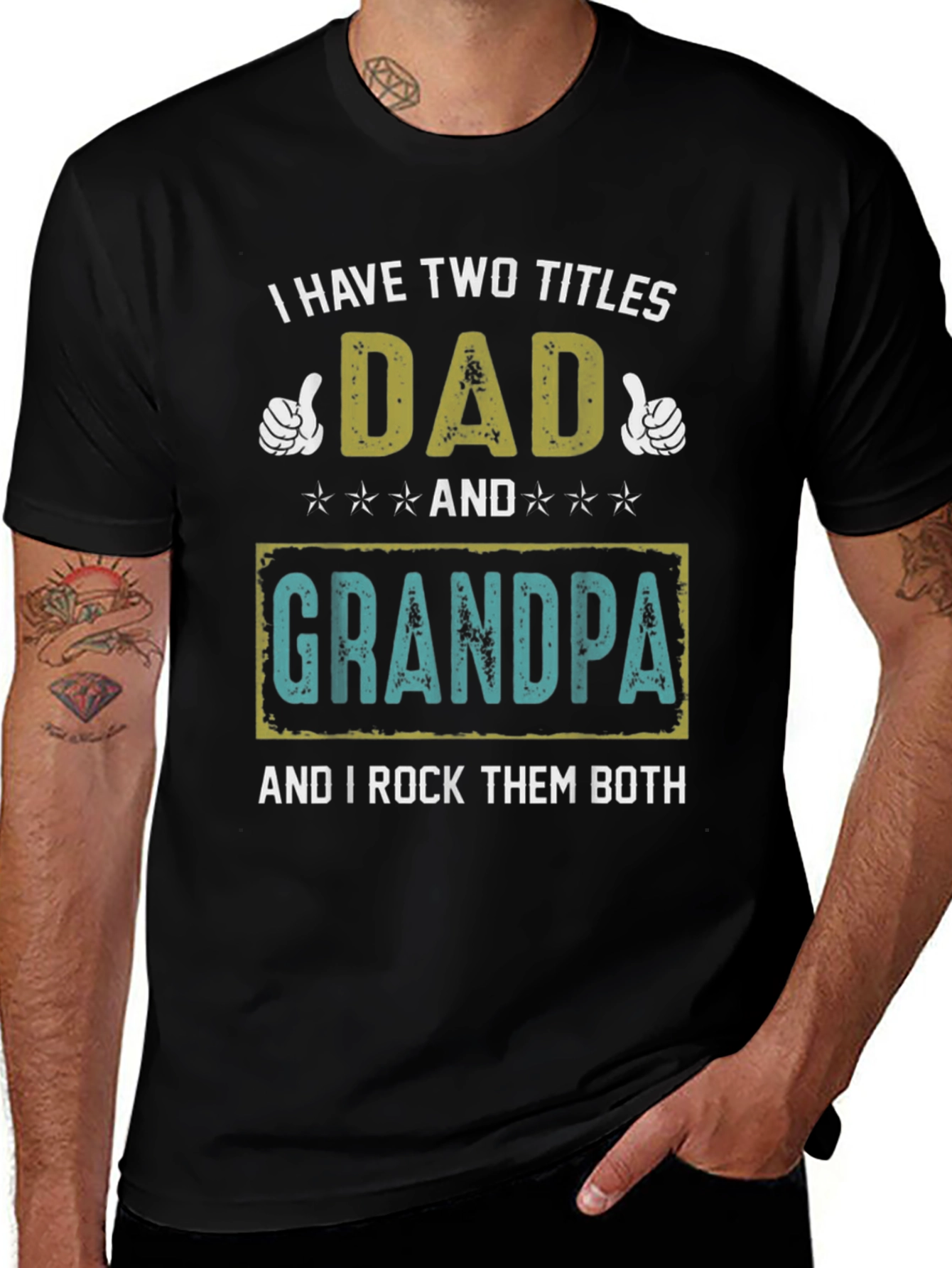 Dad and Grandpa Graphic Tee