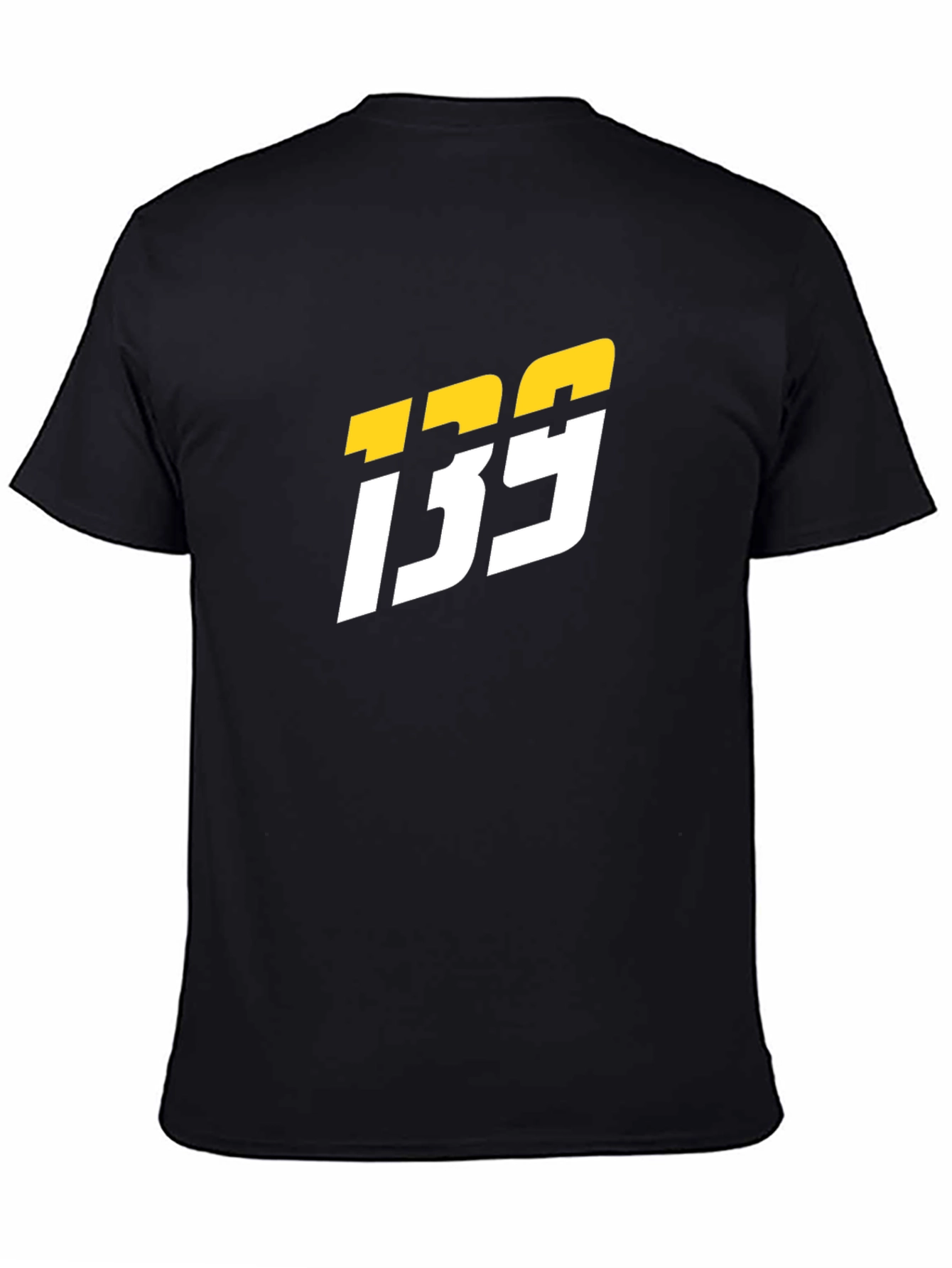 Bold 139 Graphic Print Mens Black T-Shirt