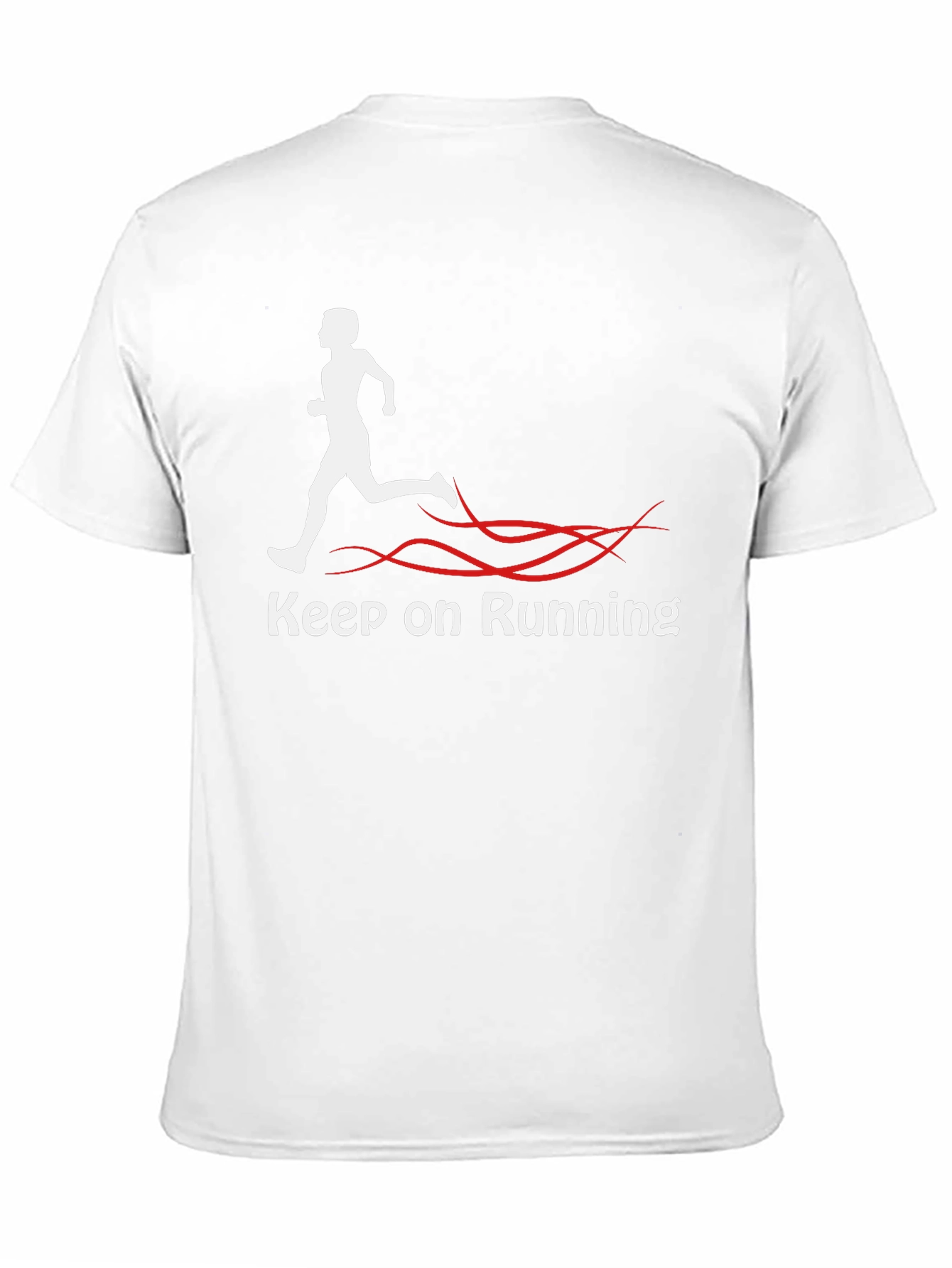 Keep on Running Black T-Shirt