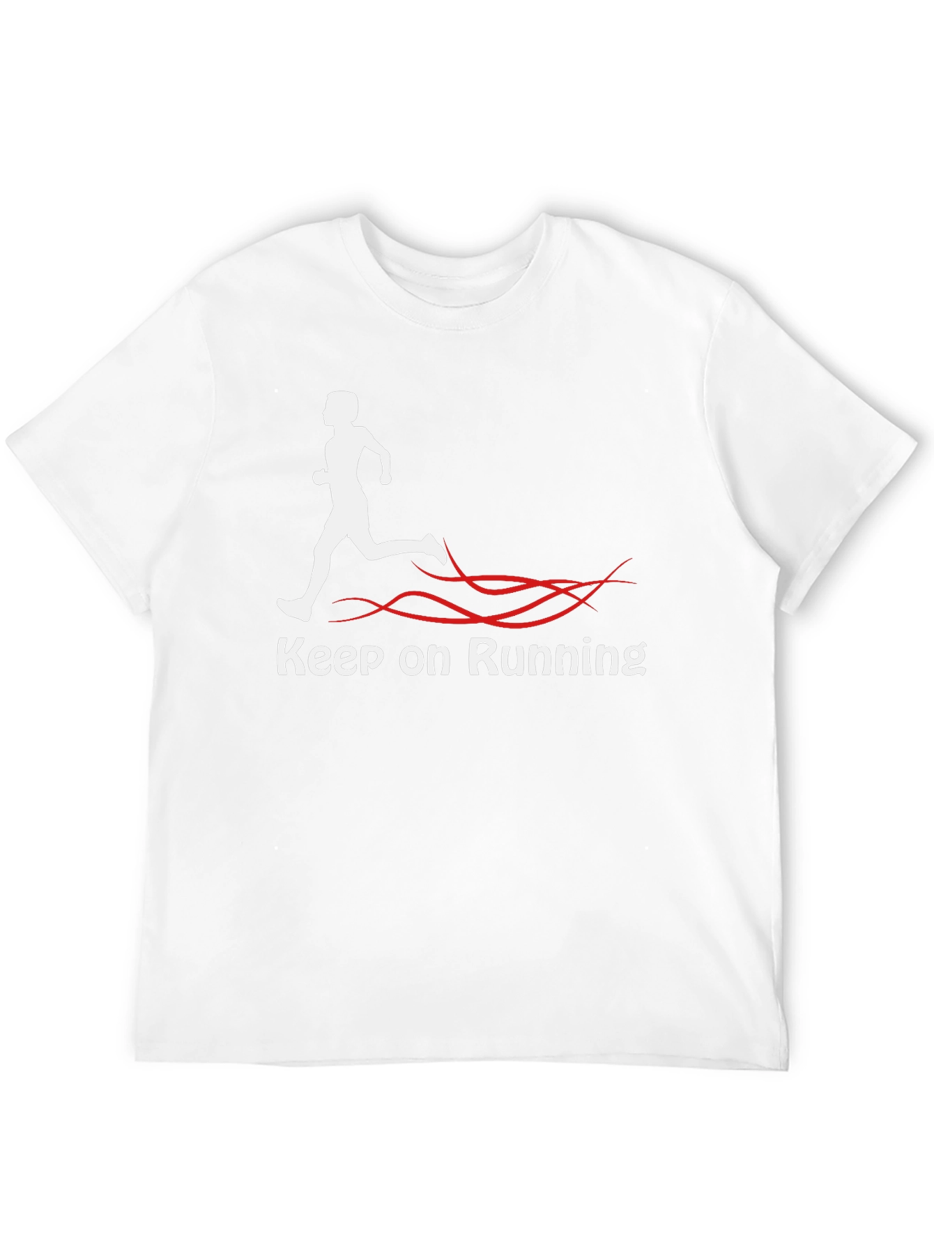 Keep on Running Black T-Shirt