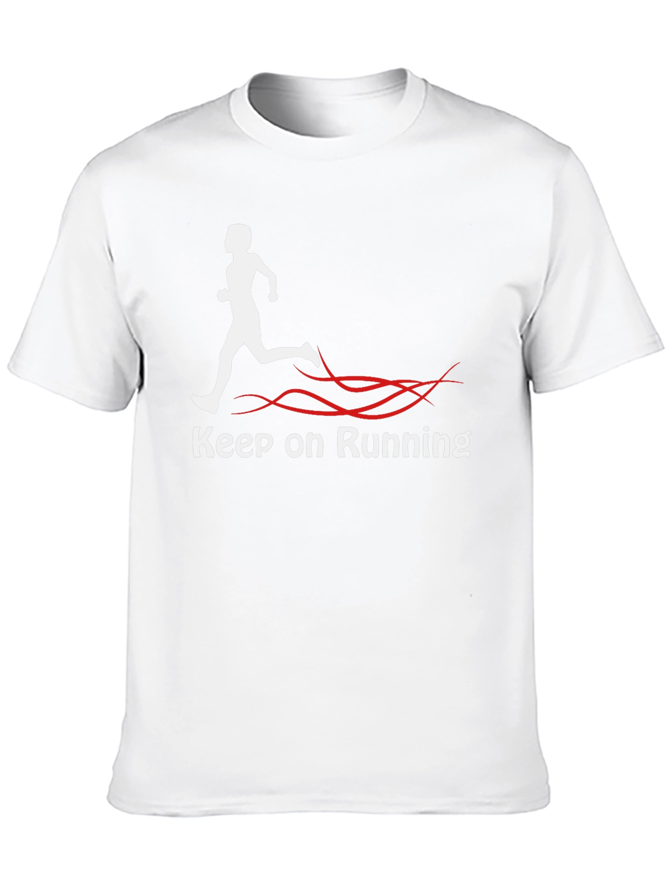 Keep on Running Black T-Shirt