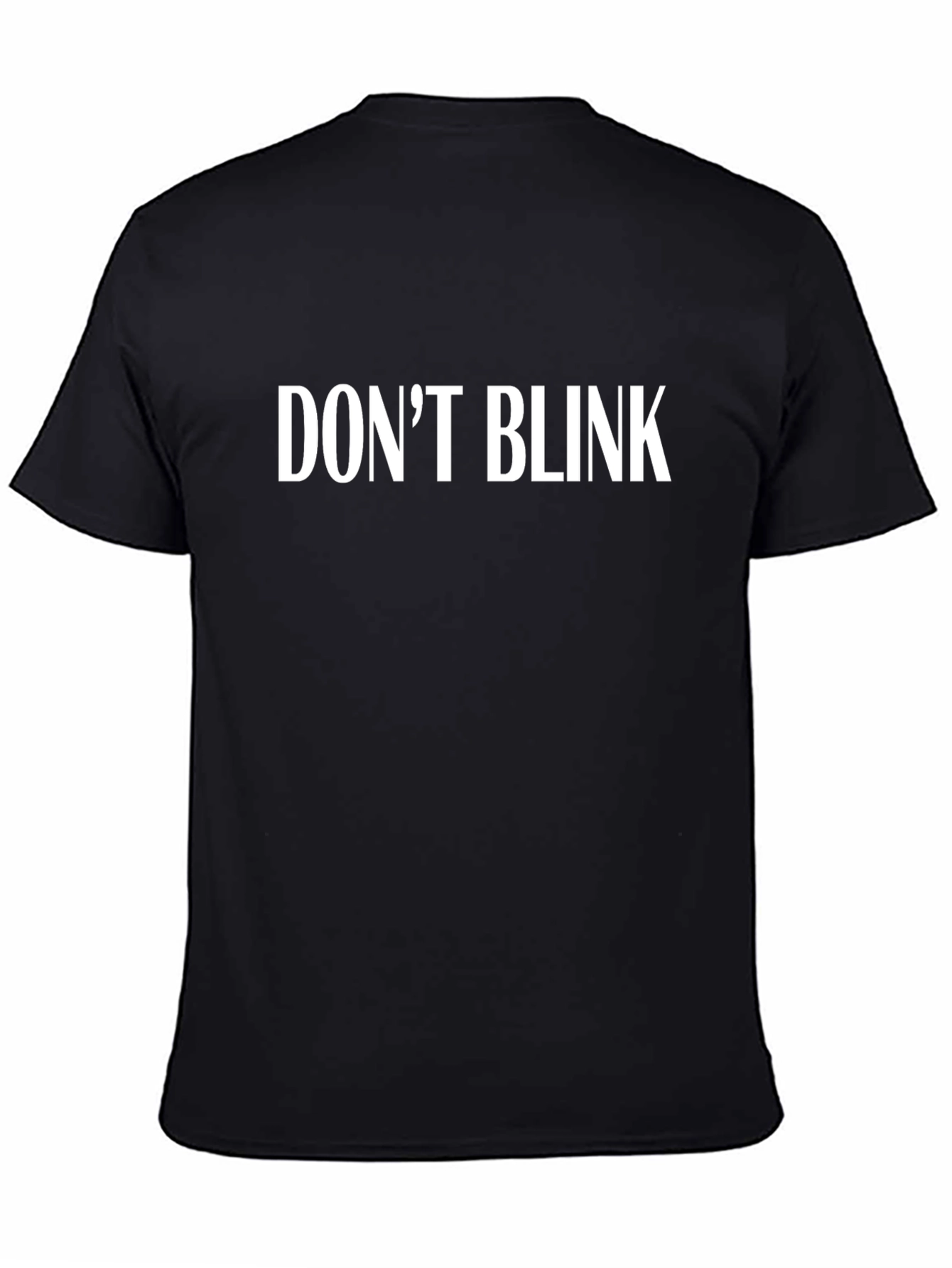 DONT BLINK Black Graphic Tee
