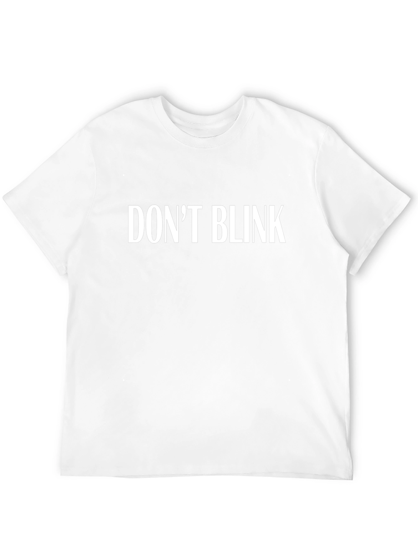 DONT BLINK Black Graphic Tee