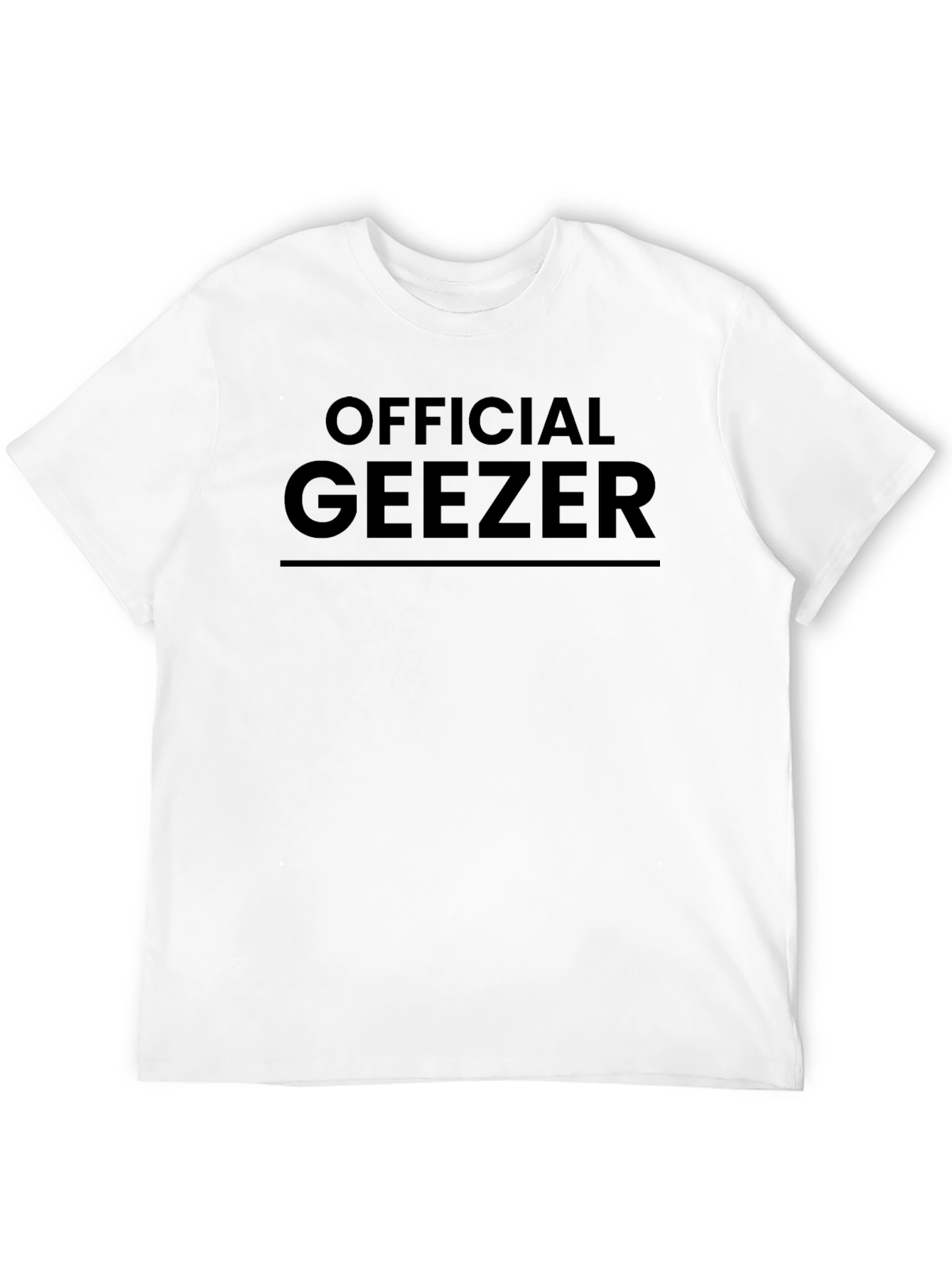 Official Geezer Black T-Shirt