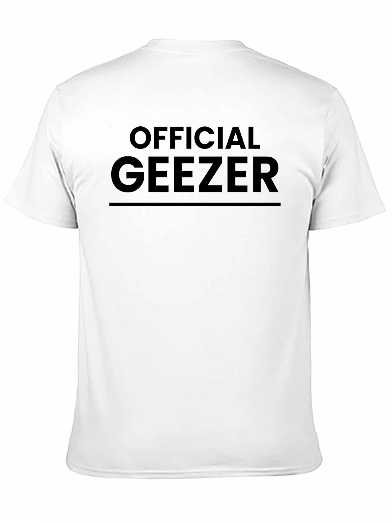 Official Geezer Black T-Shirt