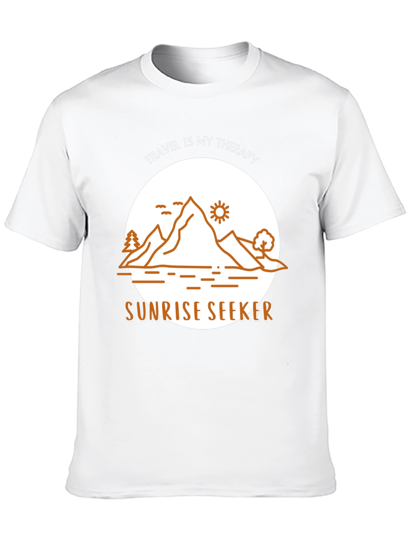Sunrise Seeker T-Shirt: Travel Therapy Design
