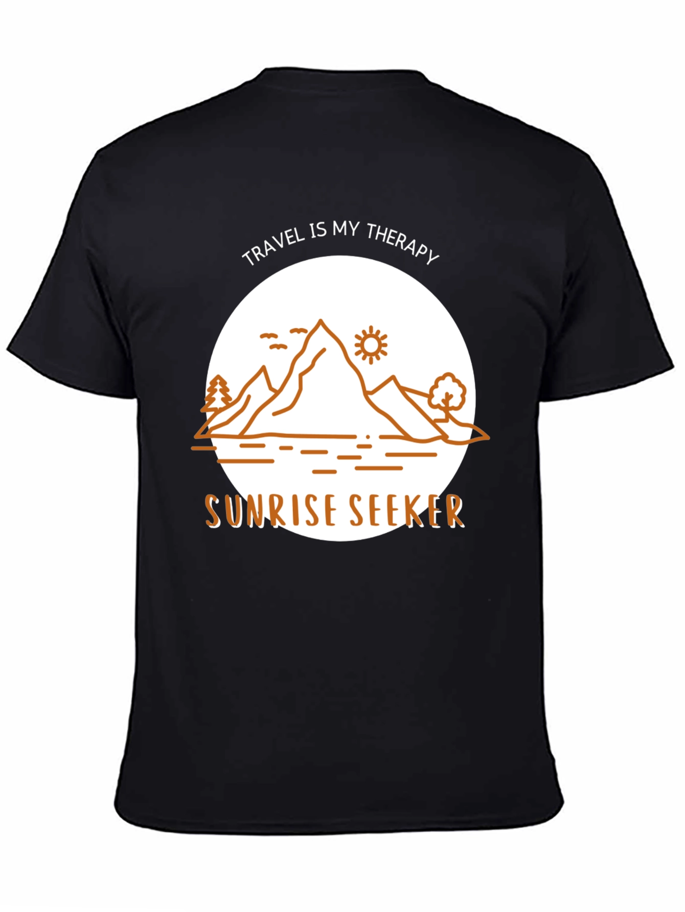 Sunrise Seeker T-Shirt: Travel Therapy Design