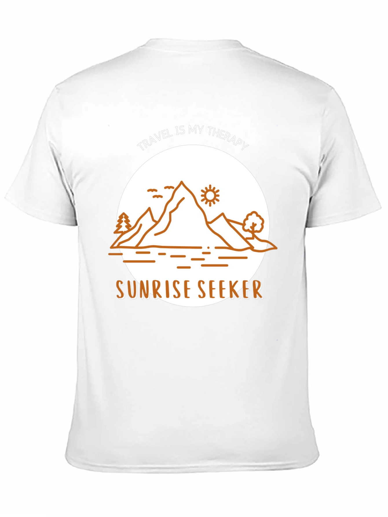 Sunrise Seeker T-Shirt: Travel Therapy Design