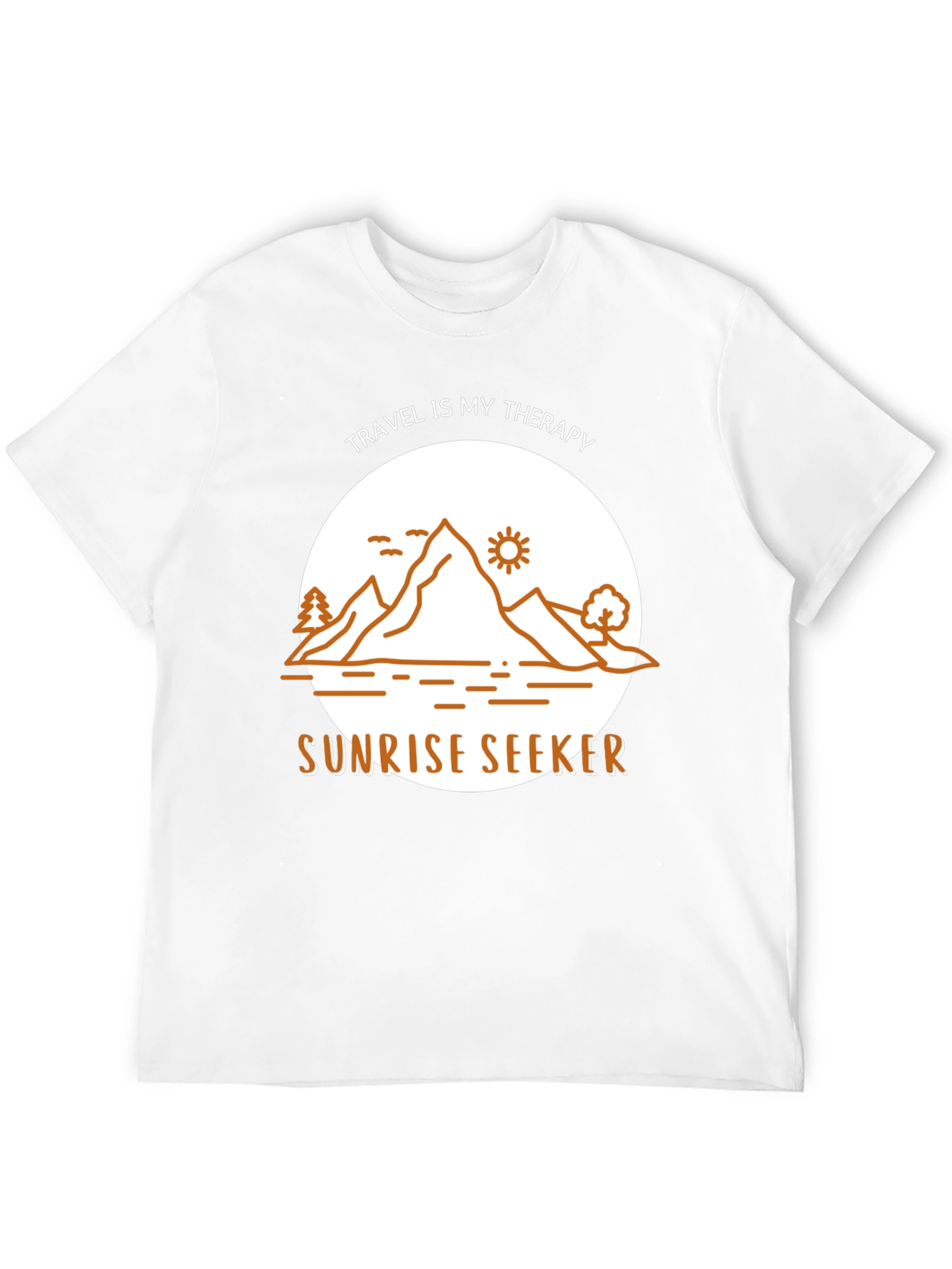 Sunrise Seeker T-Shirt: Travel Therapy Design