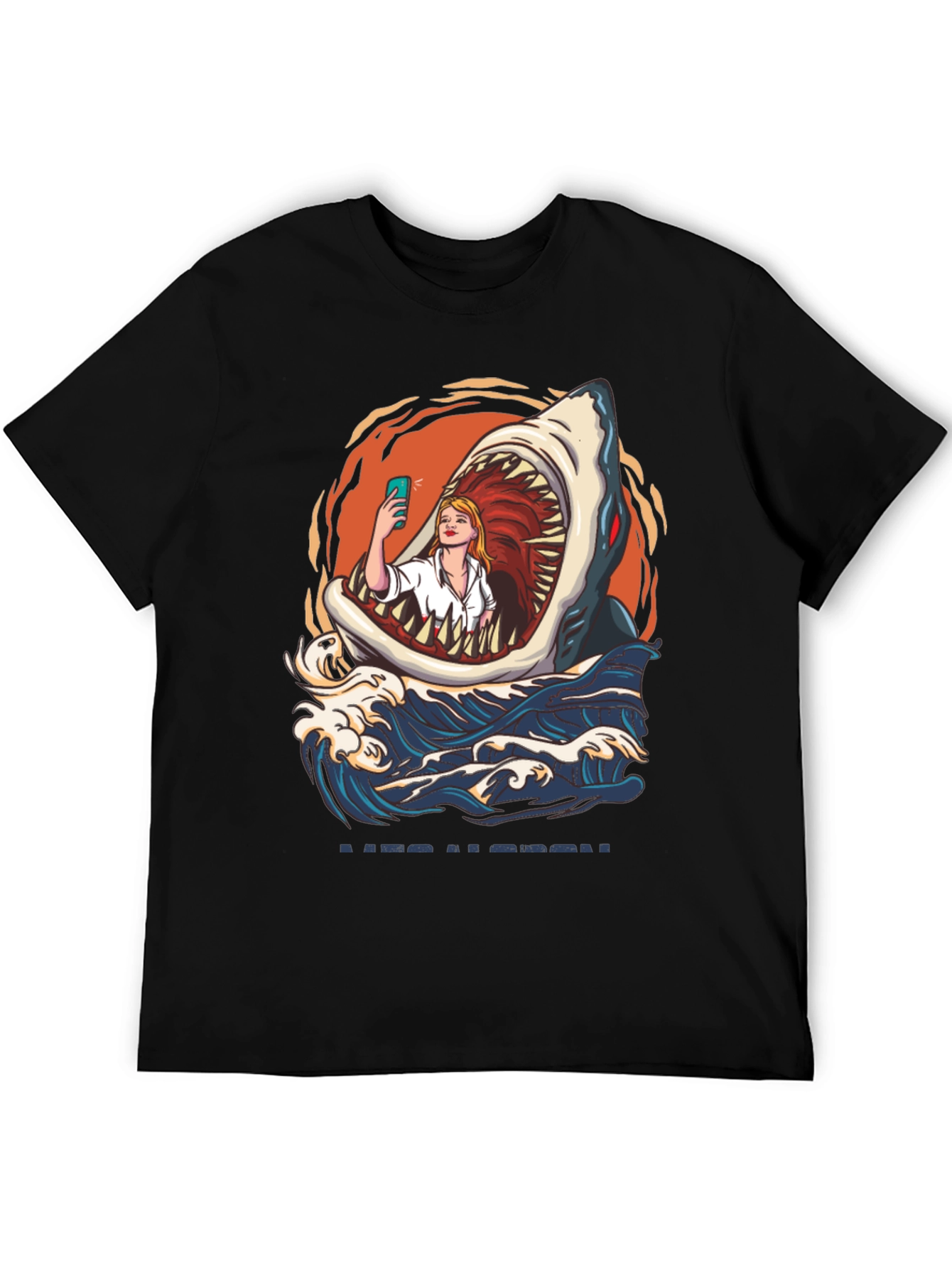 Shark Selfie Graphic Tee