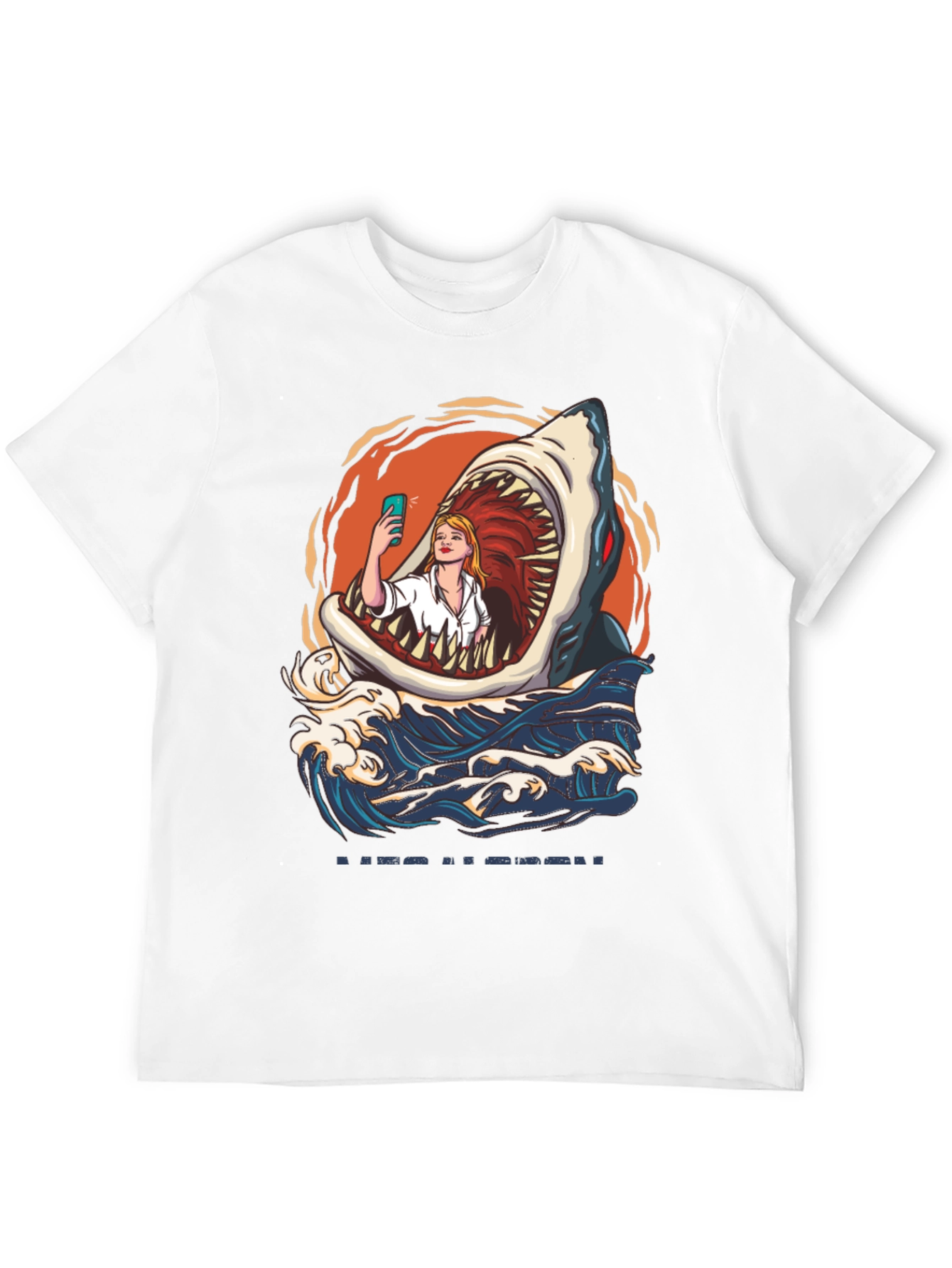 Shark Selfie Graphic Tee