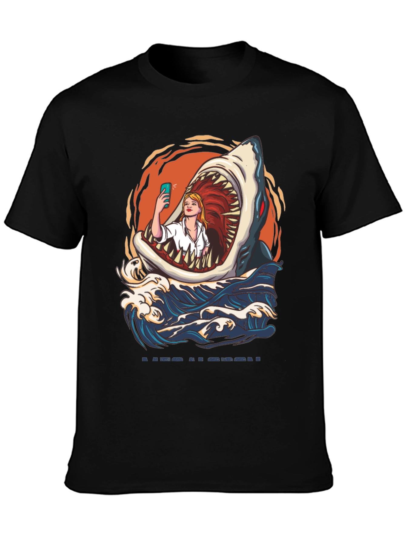 Shark Selfie Graphic Tee